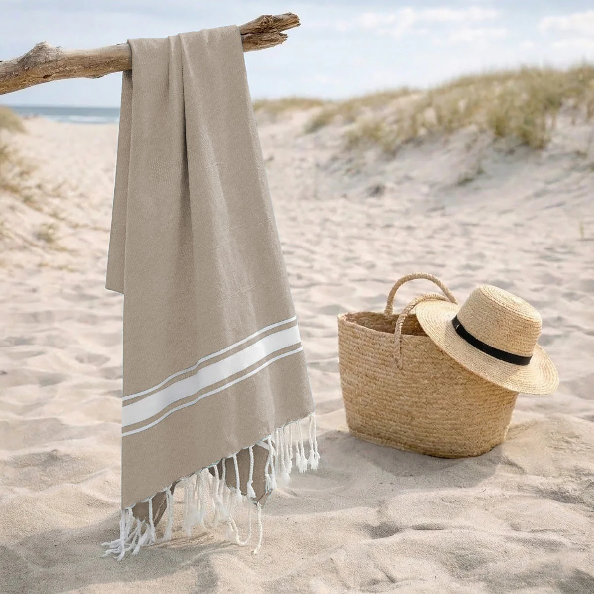 Fouta - Coton - Beige - Marsa - Image 2