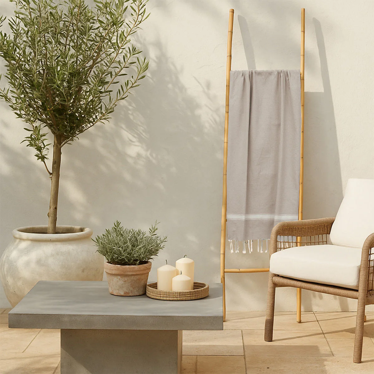 Fouta - Coton - Beige - Marsa - Image 3