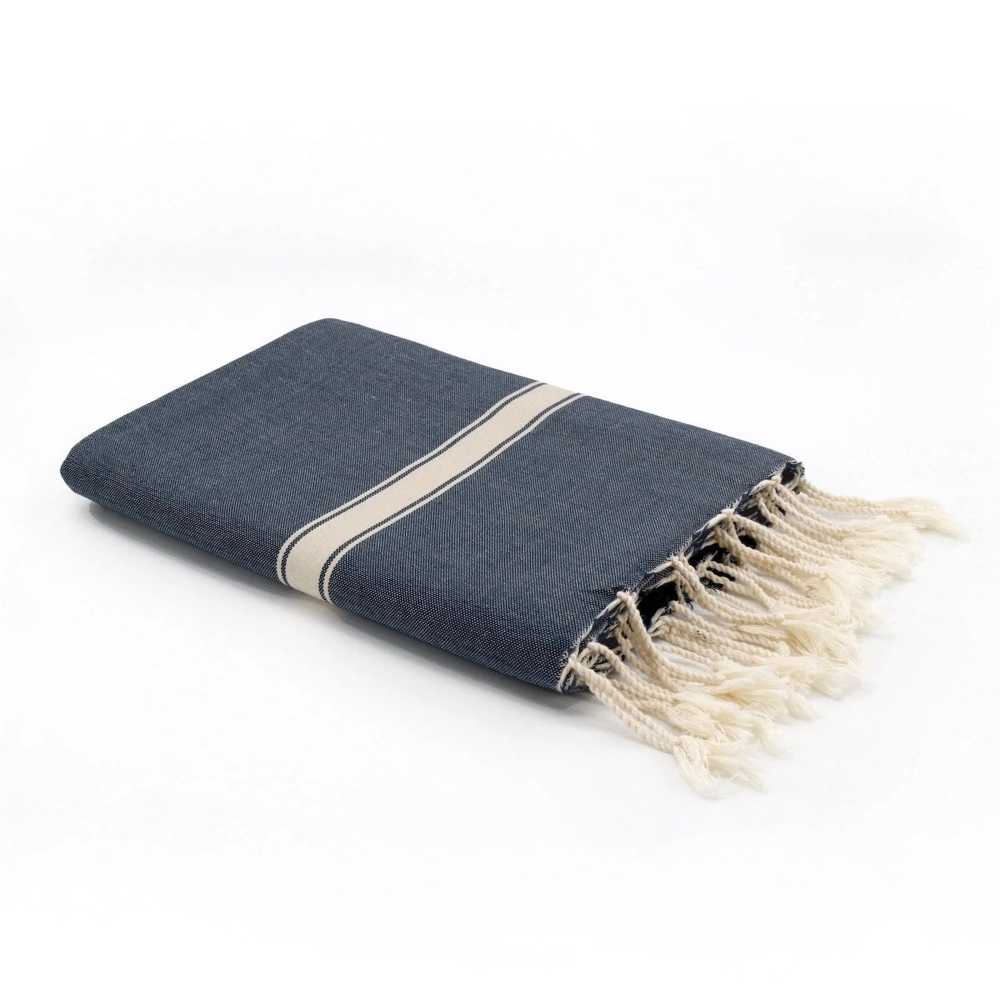 Fouta - Coton - Bleu Denim - Marsa - Image 2