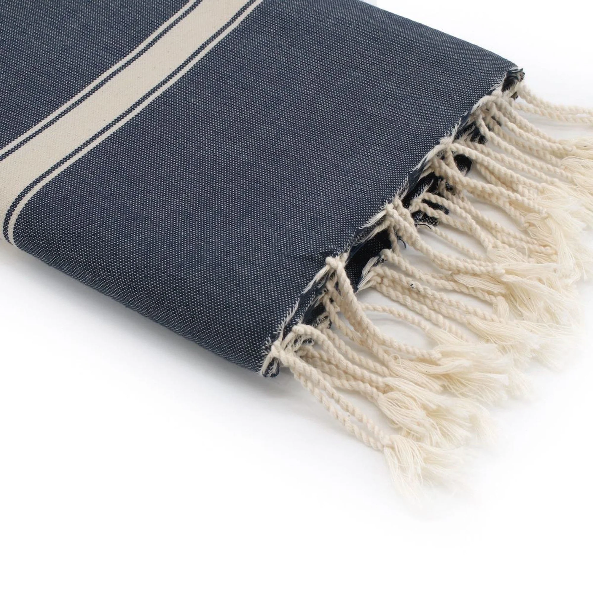 Fouta - Coton - Bleu Denim - Marsa - Image 4