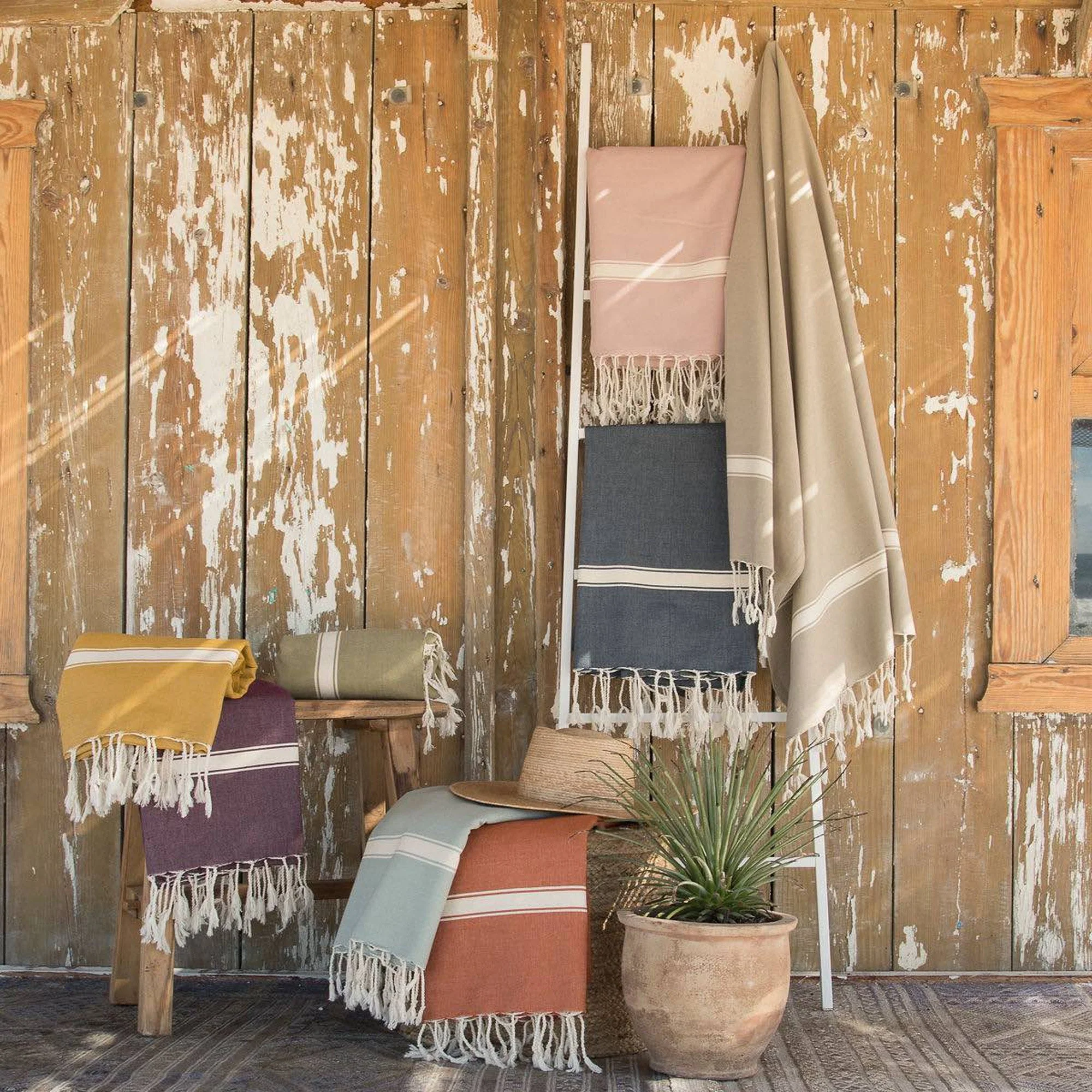 Fouta - Coton - Bleu Denim - Marsa - Image 5
