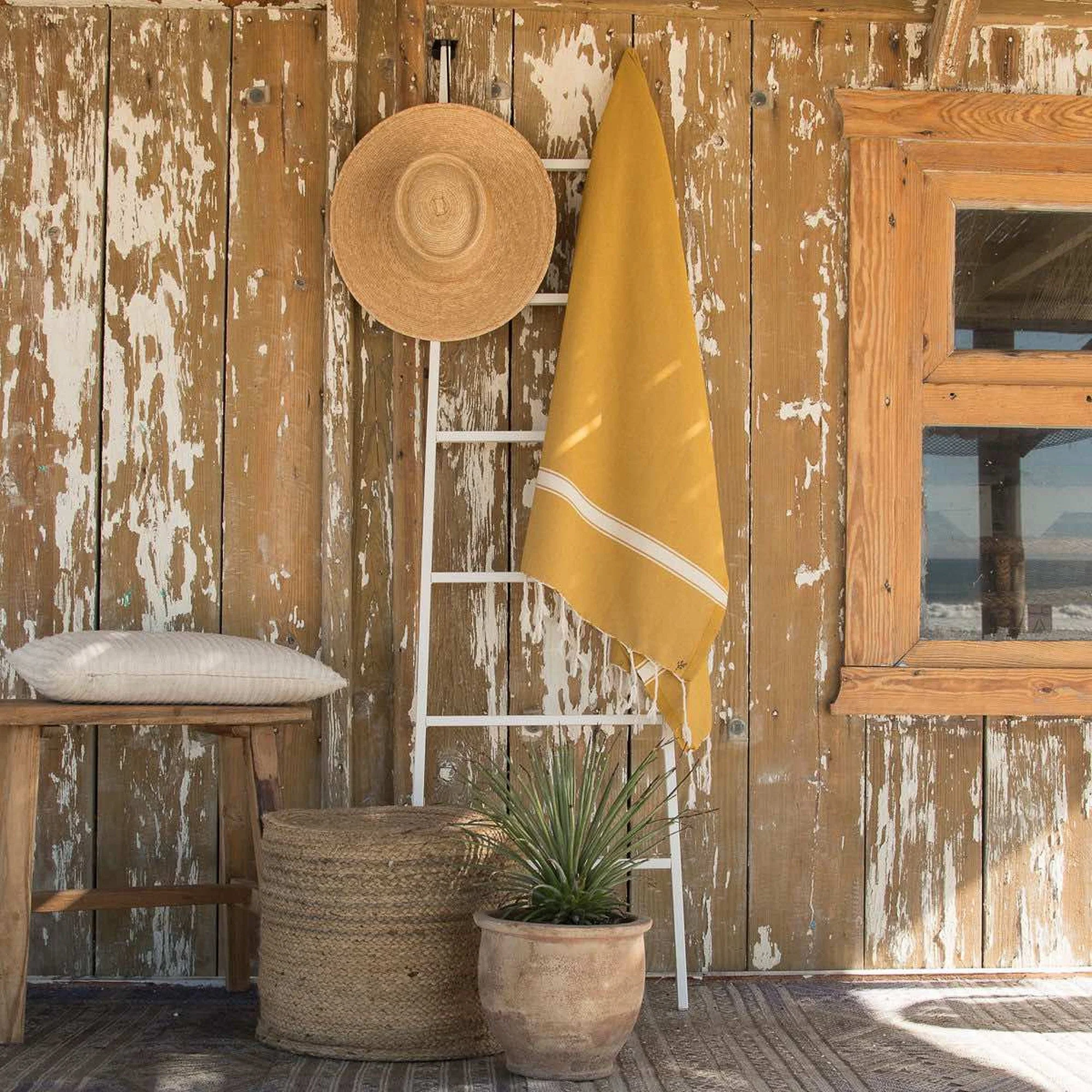 Fouta - Coton - Jaune Moutarde - Marsa - Image 3