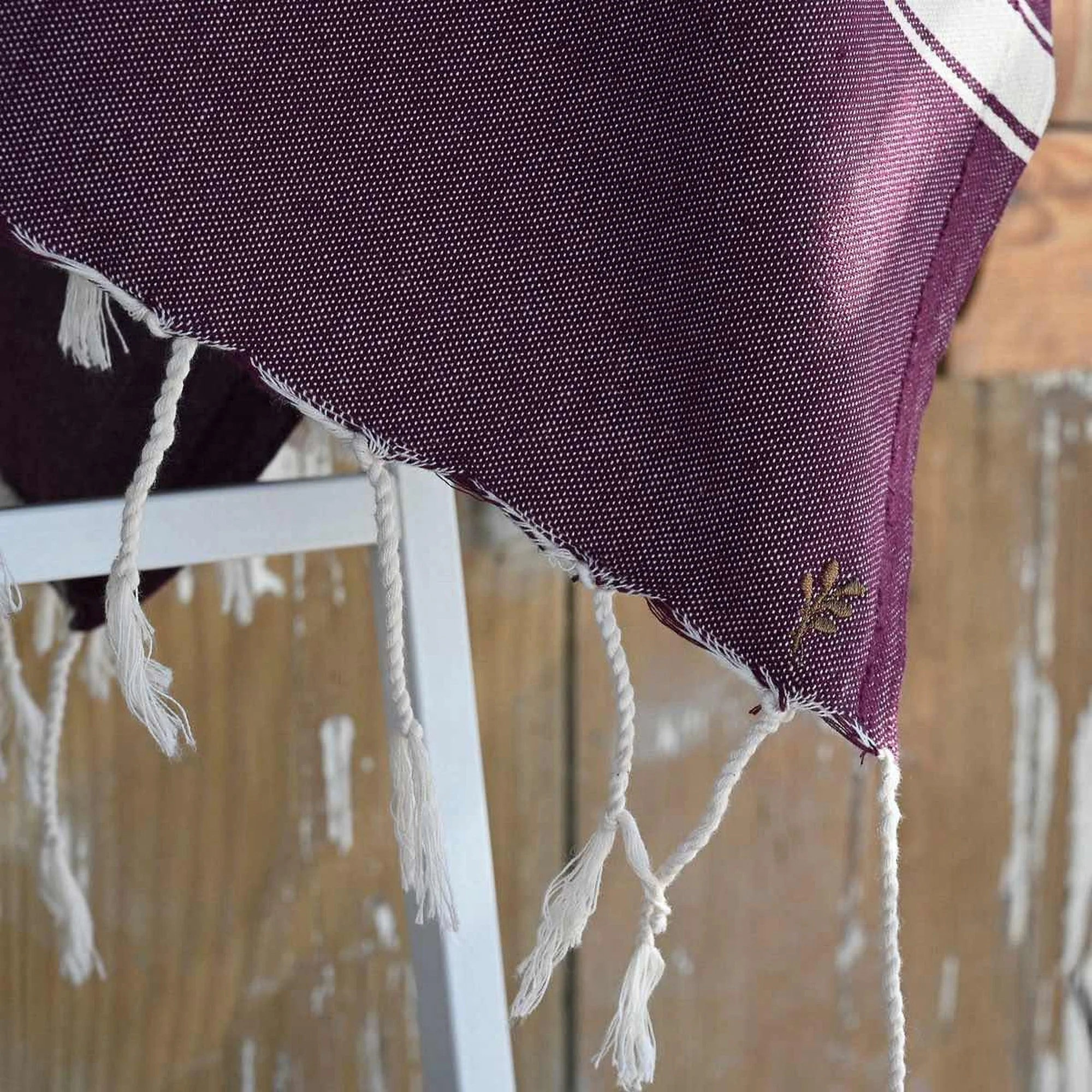 Fouta - Coton - Prune - Marsa - Image 2