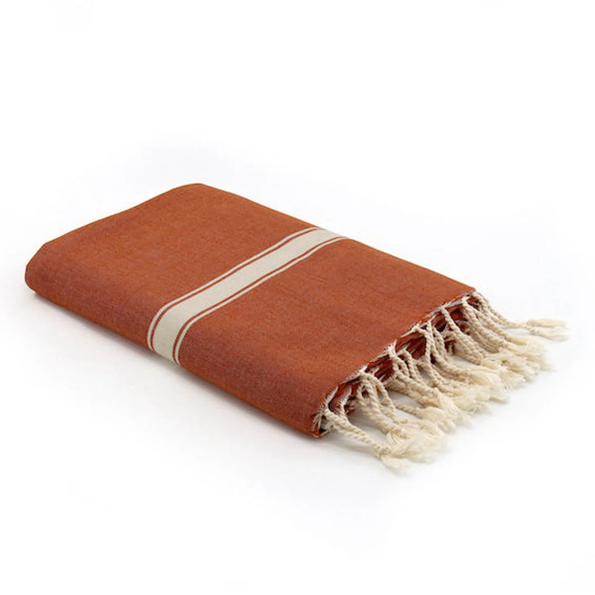 Fouta - Coton - Rouge Brique - Marsa - Image 2