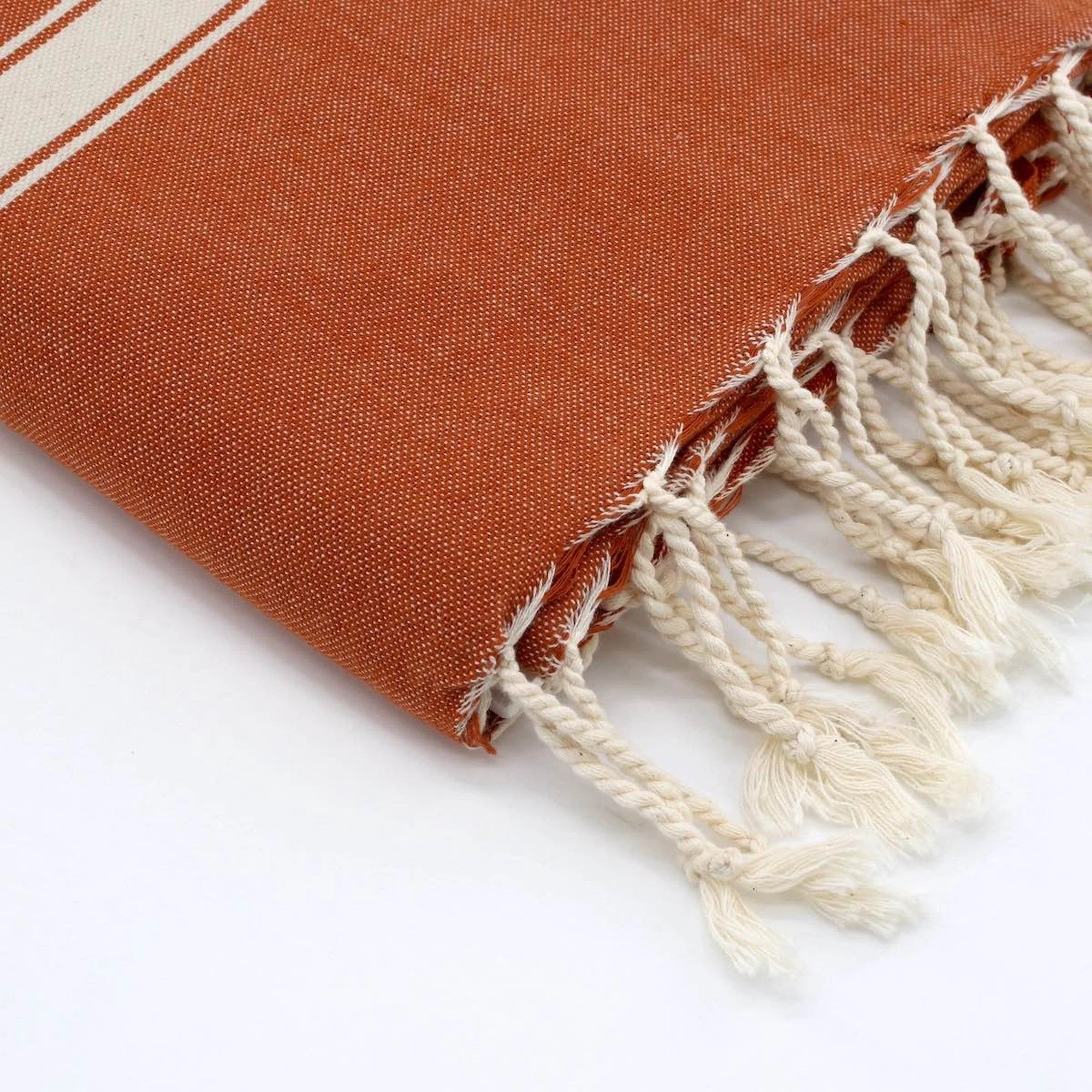 Fouta - Coton - Rouge Brique - Marsa - Image 3