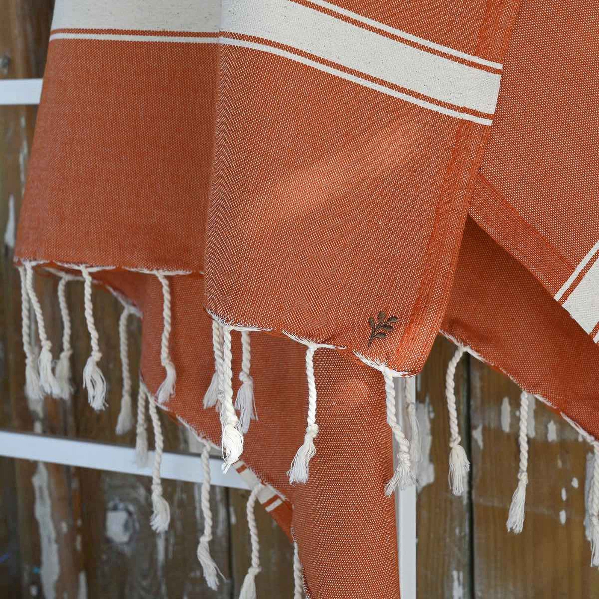 Fouta - Coton - Rouge Brique - Marsa - Image 4