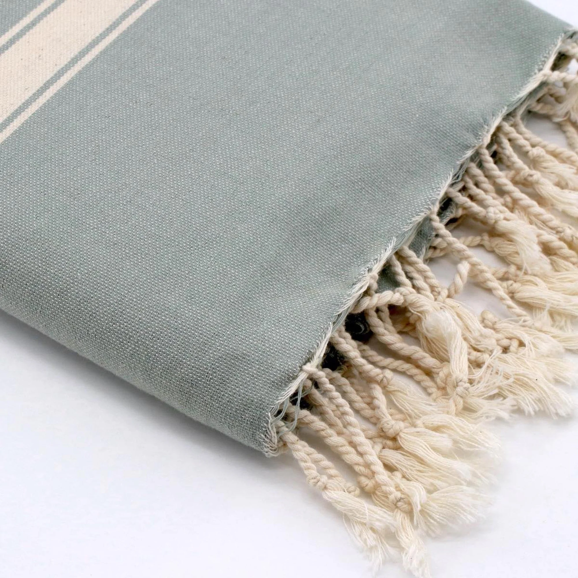 Fouta - Coton - Vert D'Eau - Marsa - Image 4