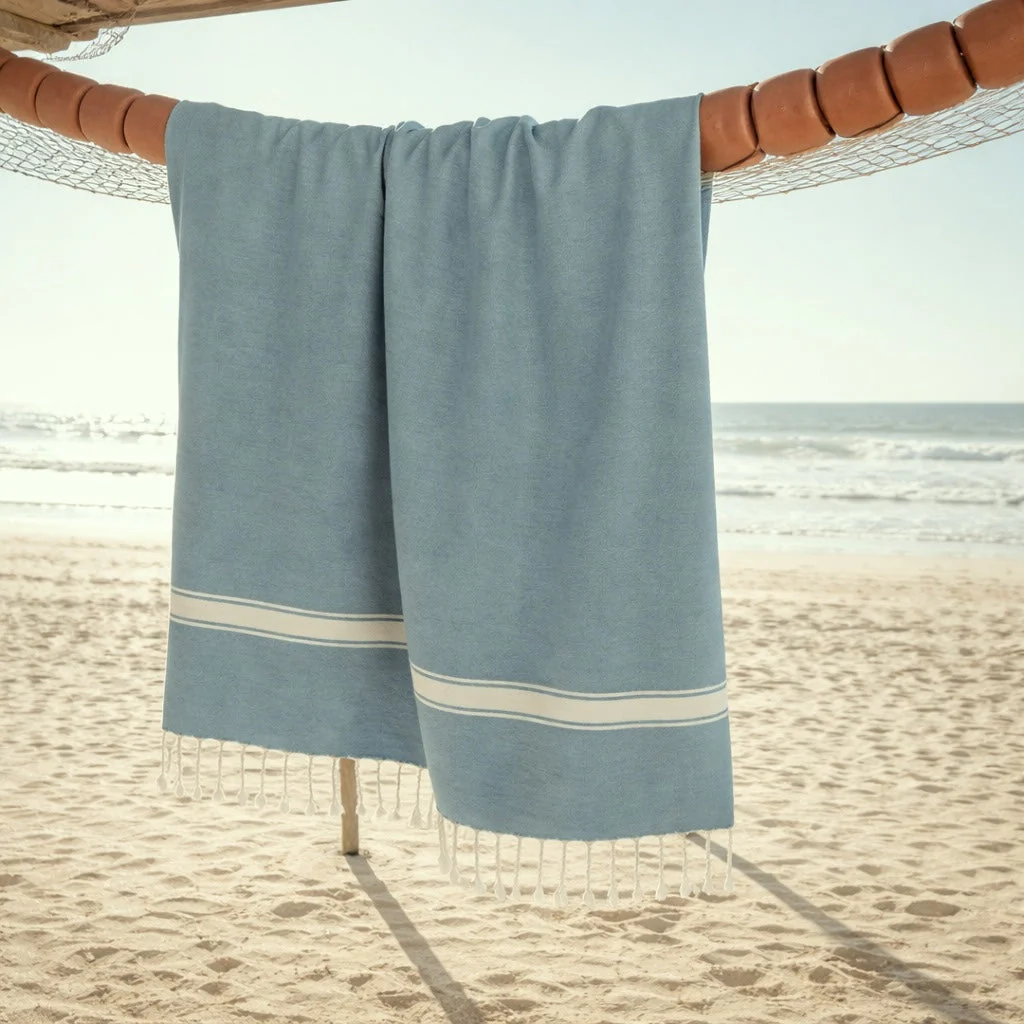 Fouta - Coton - Vert Sauge - Marsa - Image 3