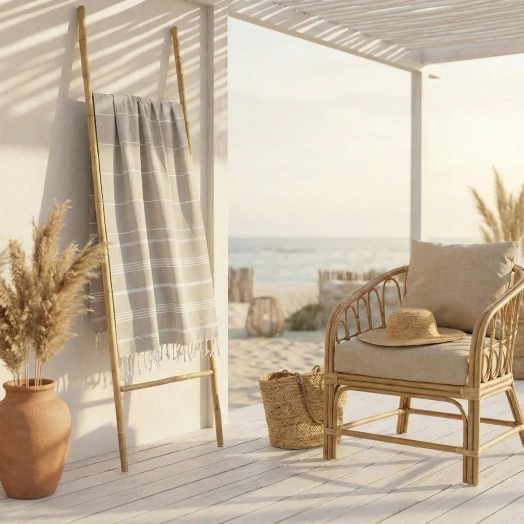 Fouta - Coton - Taupe Clair - Mykonos - Image 2