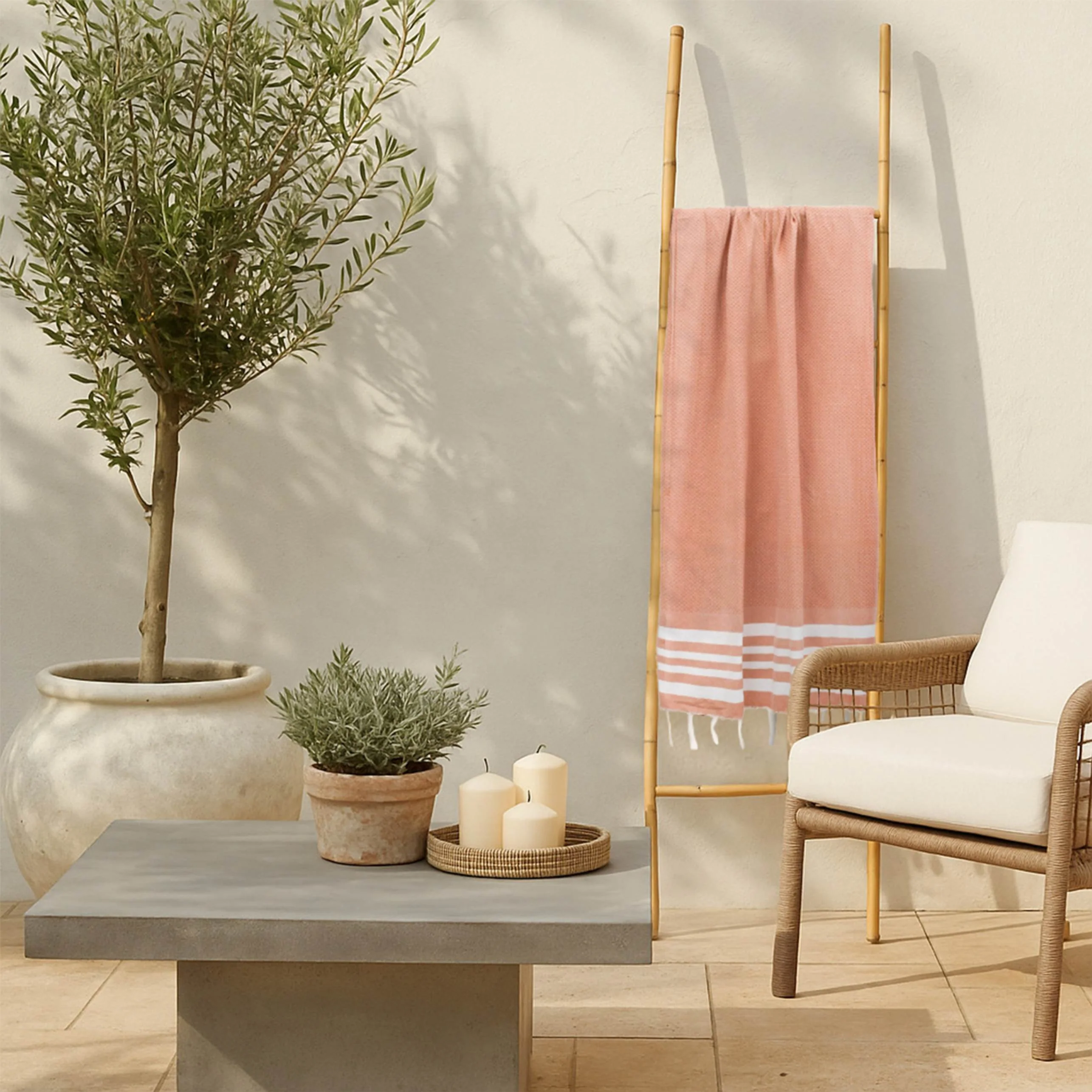 Fouta - Coton - Rose Argile - Newport - Image 2