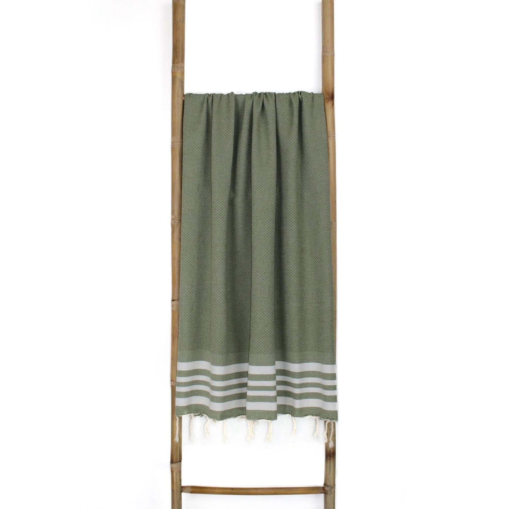 Fouta - Coton - Vert Olive - Newport - Image 2