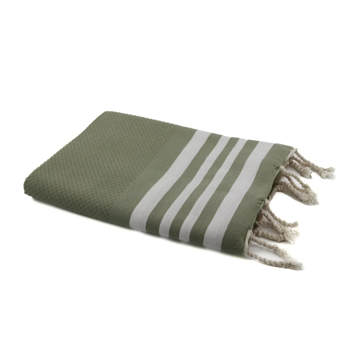 Fouta - Coton - Vert Olive - Newport - Image 4
