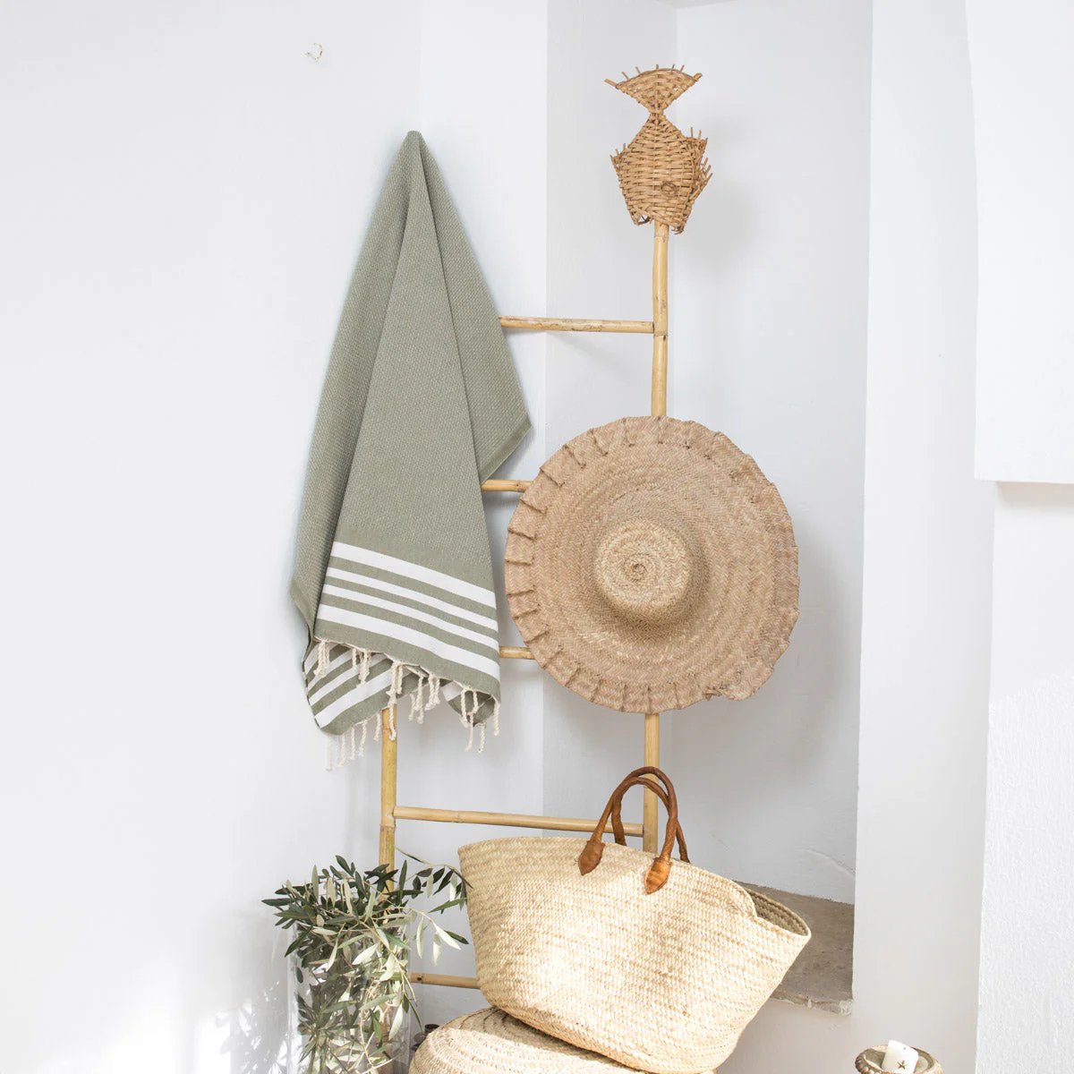 Fouta - Coton - Vert Olive - Newport - Image 6
