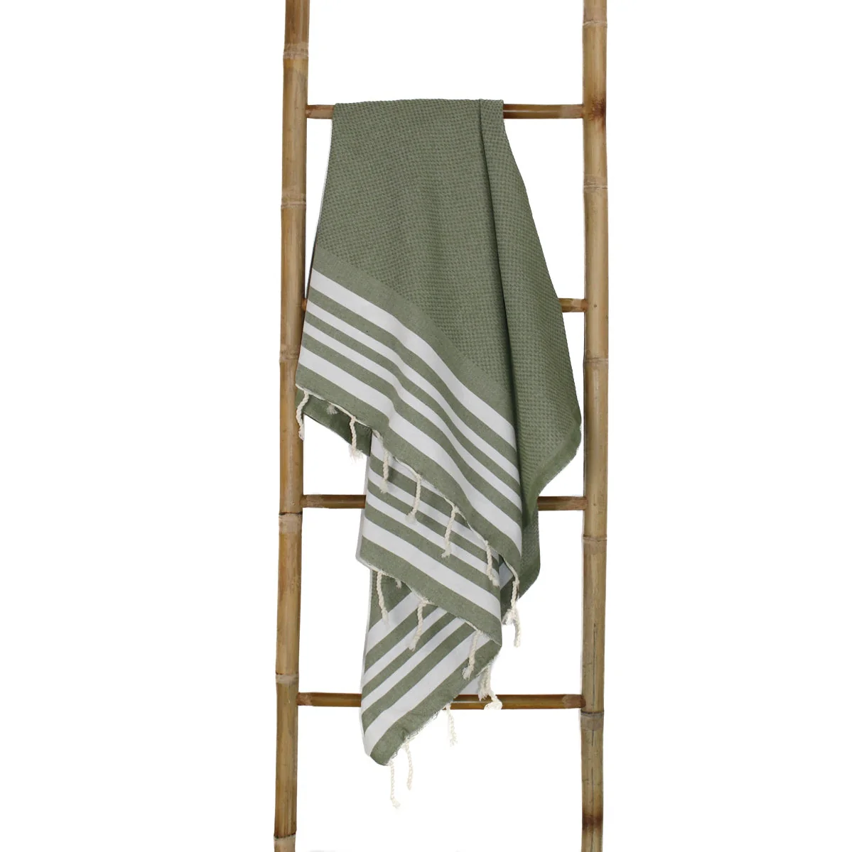 Fouta - Coton - Vert Olive - Newport - Image 9