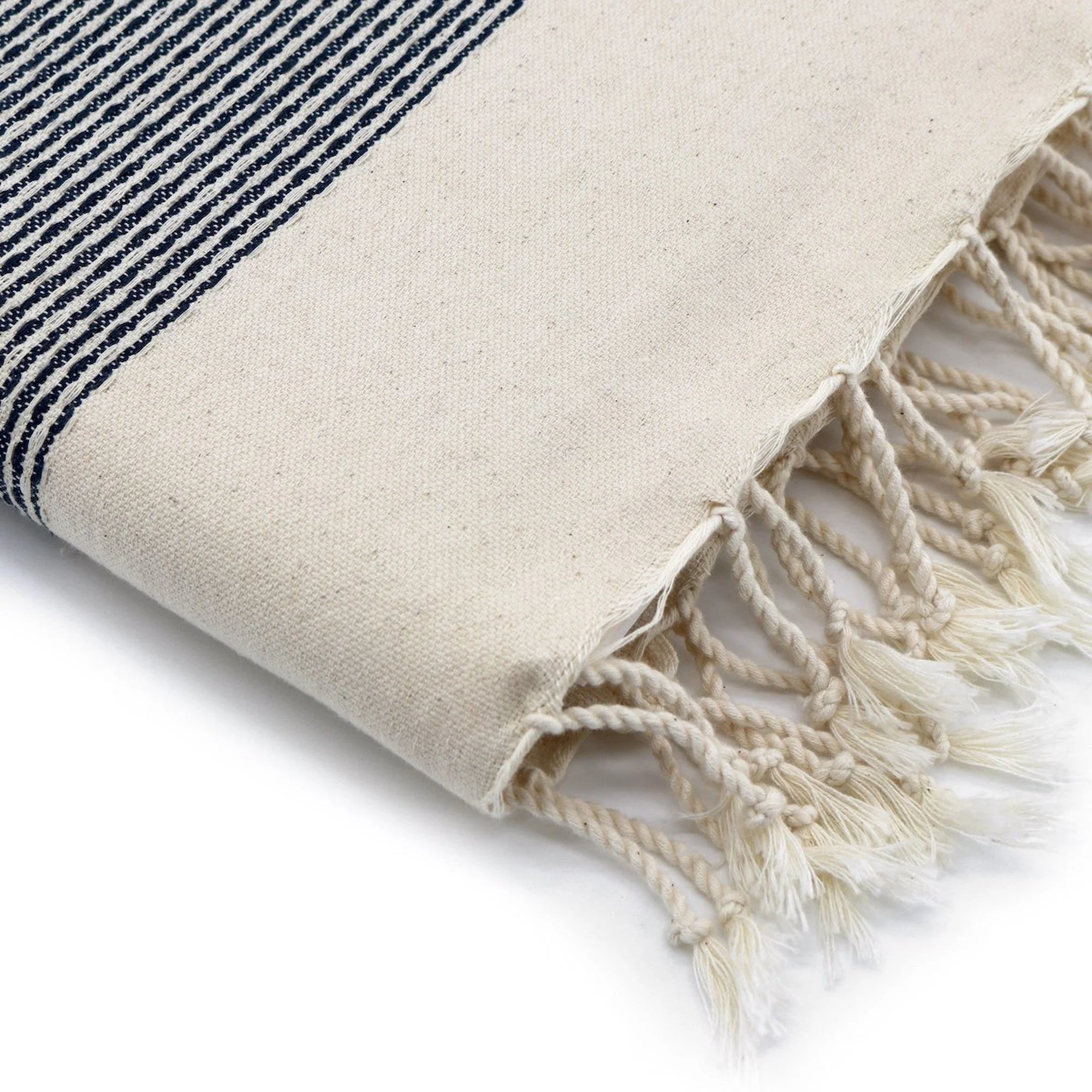 Fouta - Coton - Bleu Denim - Rio - Image 3