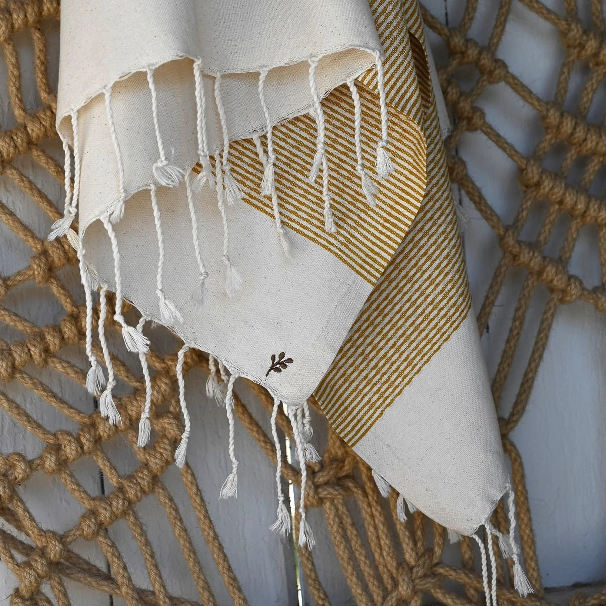 Fouta - Coton - Jaune Moutarde - Rio - Image 4