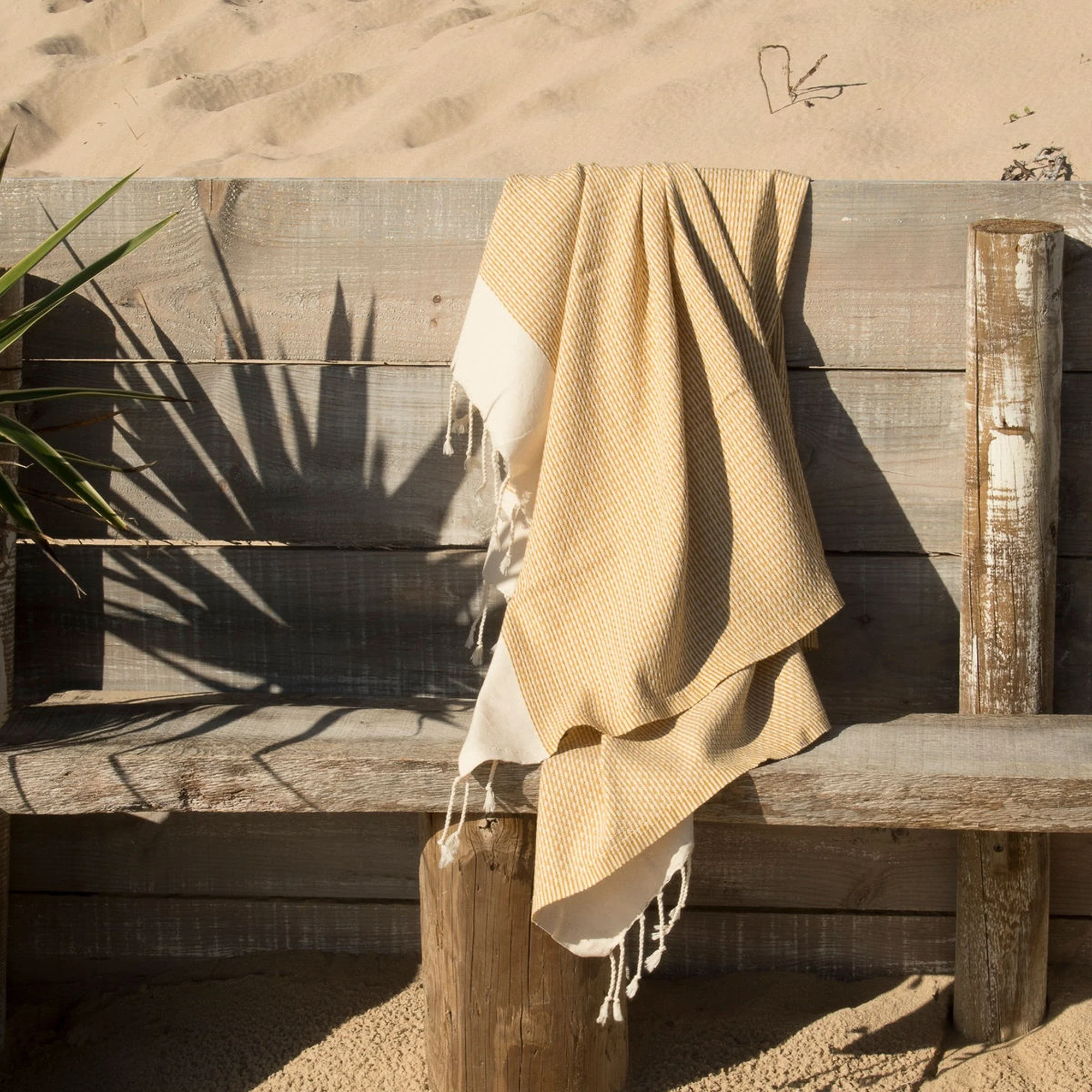 Fouta - Coton - Jaune Moutarde - Rio - Image 5