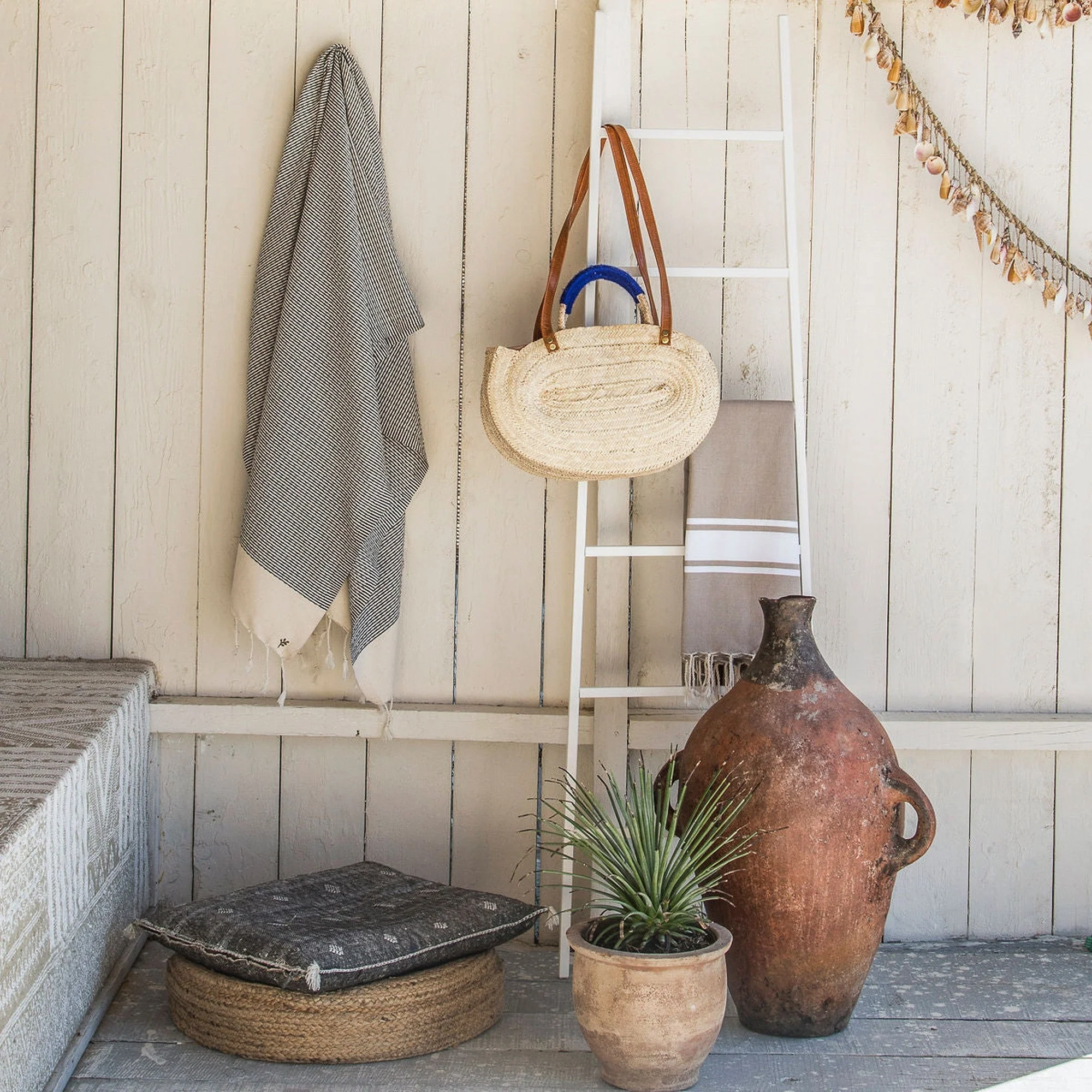 Fouta - Coton - Noir - Rio - Image 2