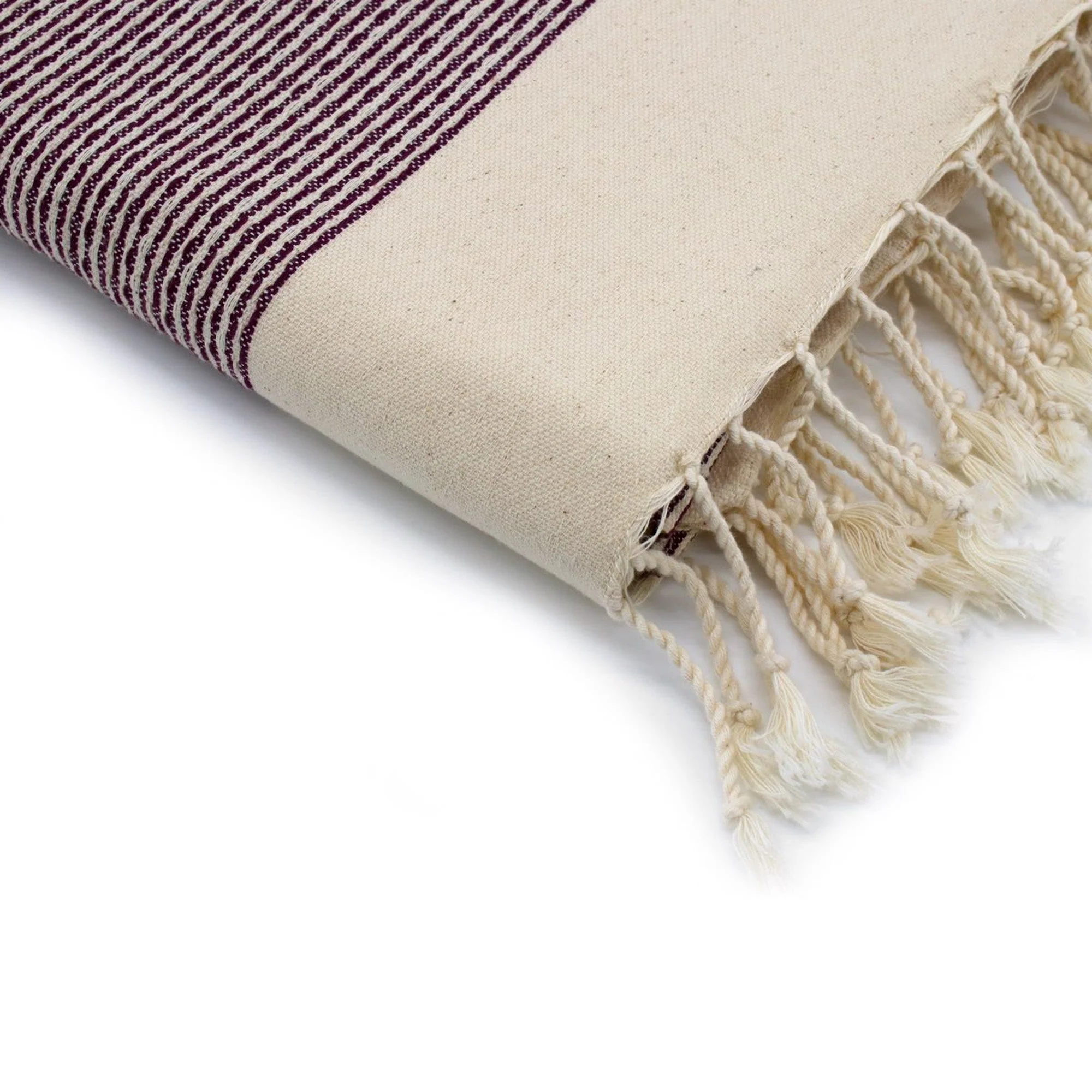 Fouta - Coton - Prune - Rio - Image 3