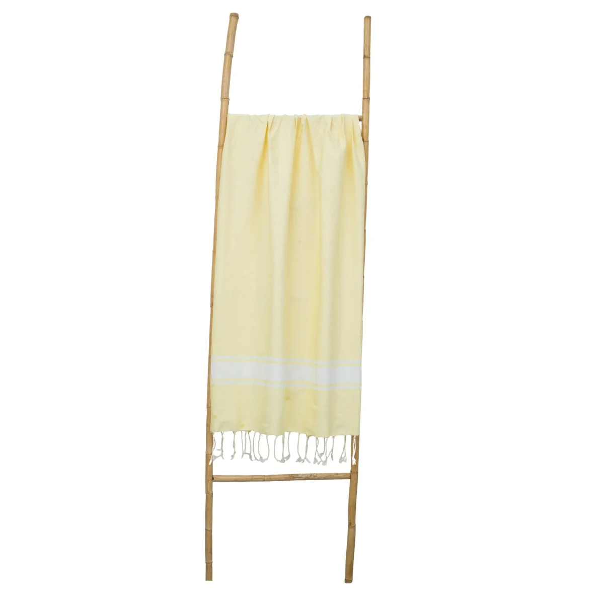 Fouta - Coton - Jaune Pâle - St Tropez - Image 5