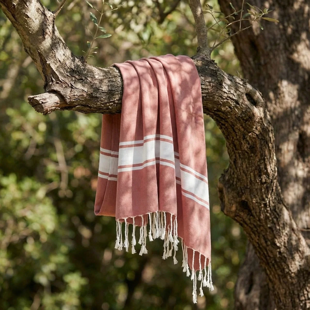 Fouta - Coton - Rose Argile - St Tropez - Image 3