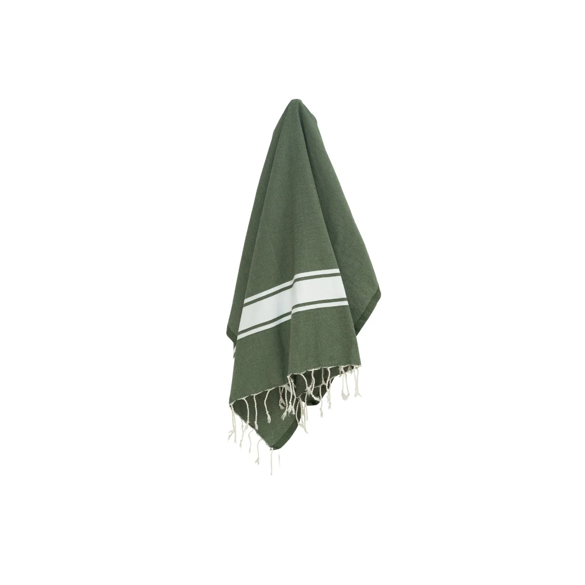 Fouta - Coton - Vert Olive - St Tropez - Image 4