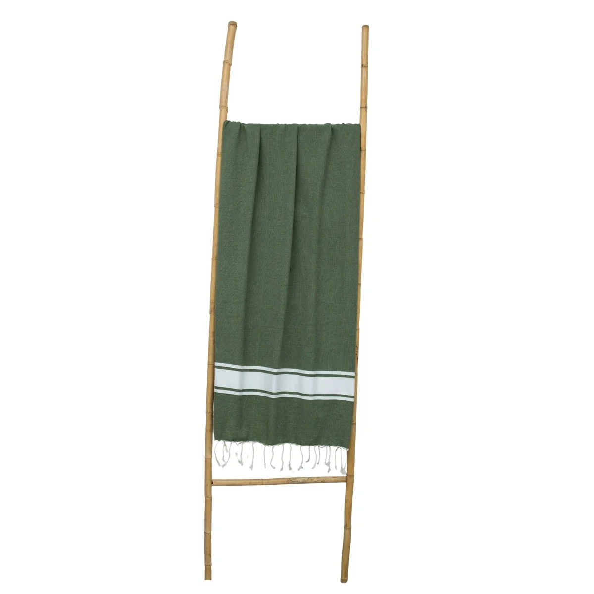Fouta - Coton - Vert Olive - St Tropez - Image 5