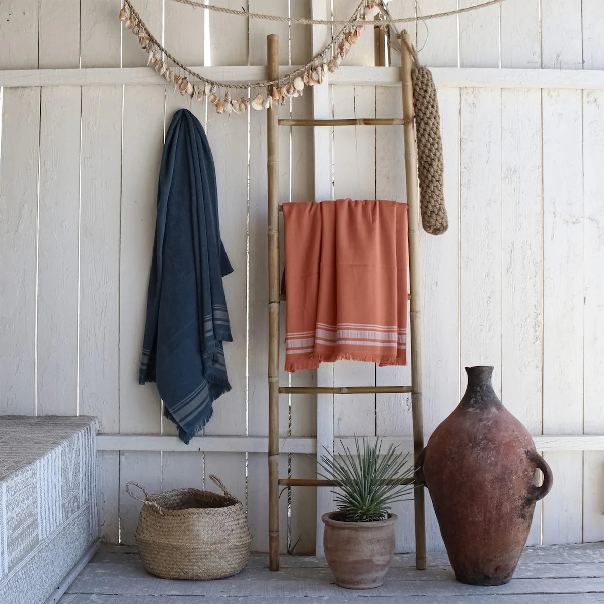 Fouta - Eponge - Terracotta / Grège - Faro - Image 2