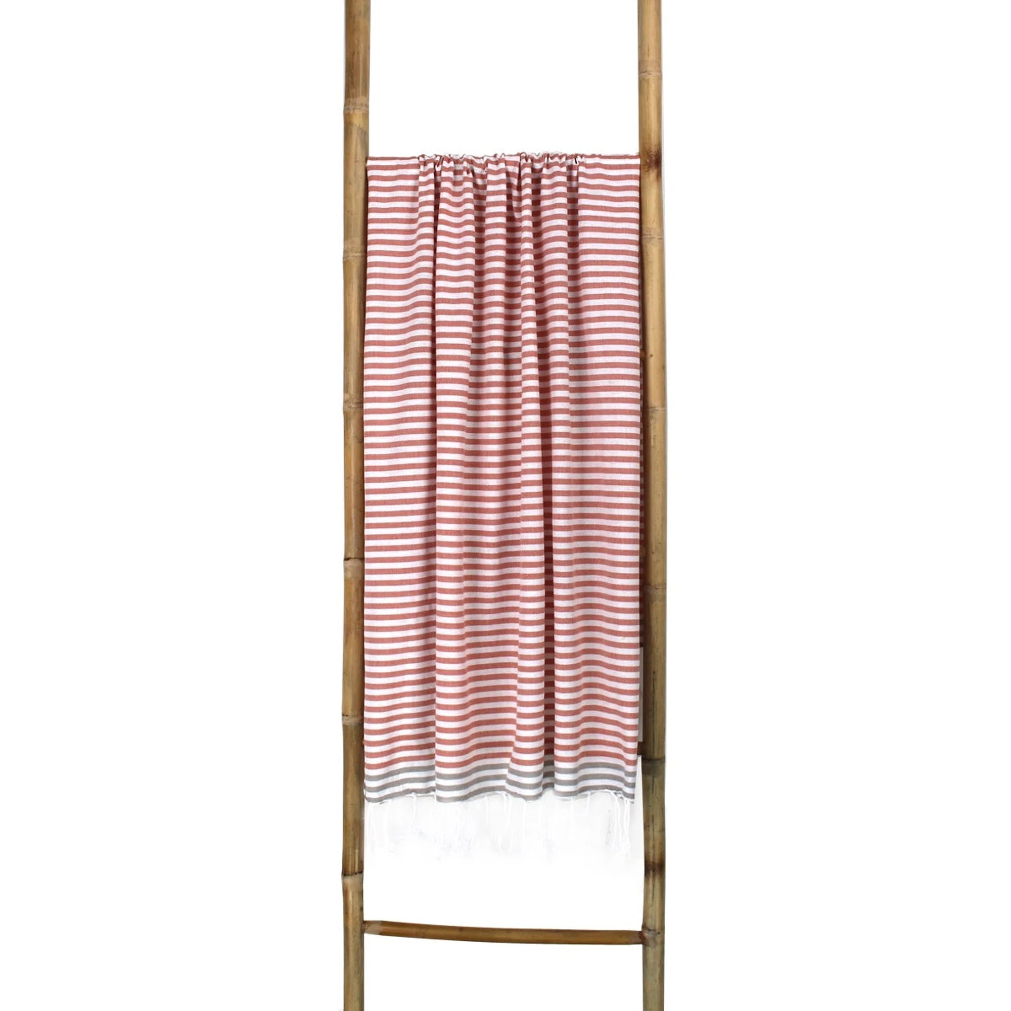 Fouta Paréo - Coton - Terracotta / Taupe Clair - Bora Bora - Image 3