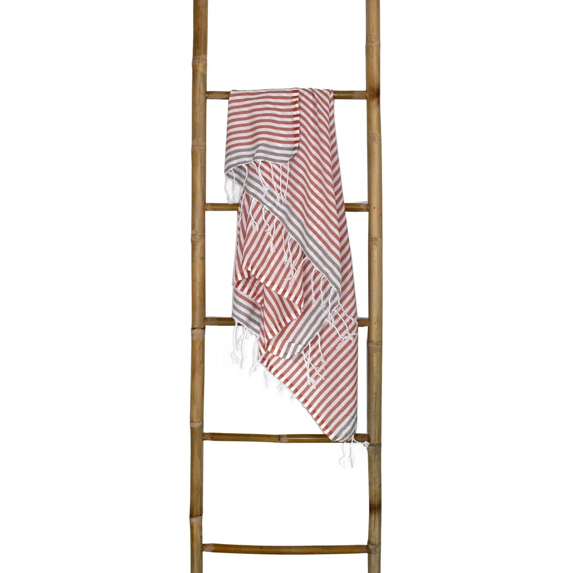 Fouta Paréo - Coton - Terracotta / Taupe Clair - Bora Bora - Image 4
