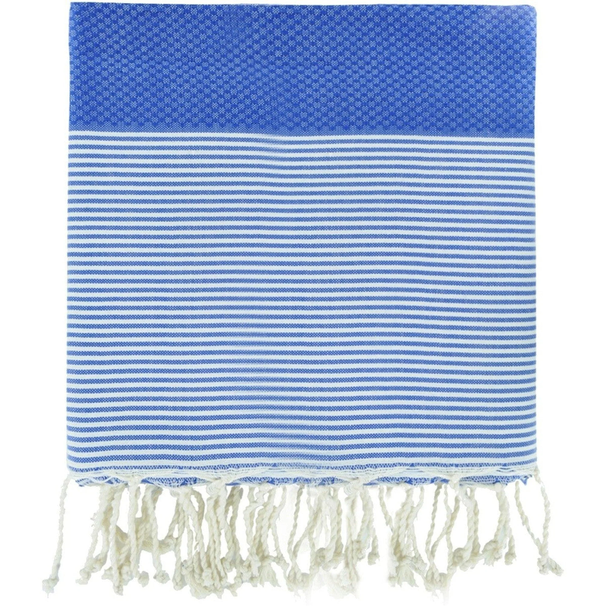 Fouta XXL - Coton - Bleu Grec - Ibiza - Image 5