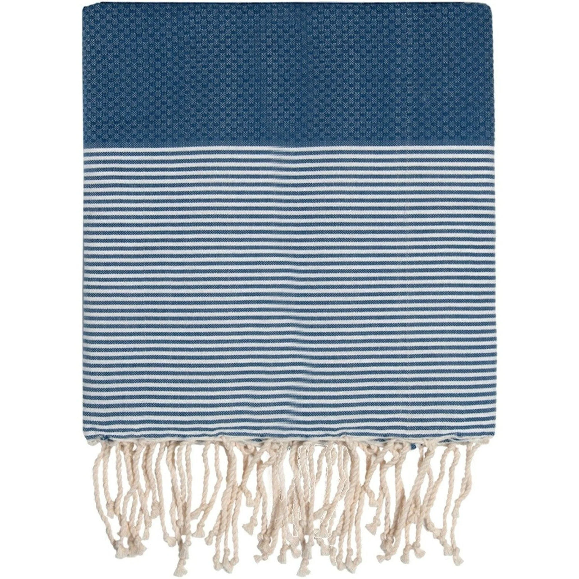 Fouta XXL - Coton - Bleu Jean - Ibiza - Image 5