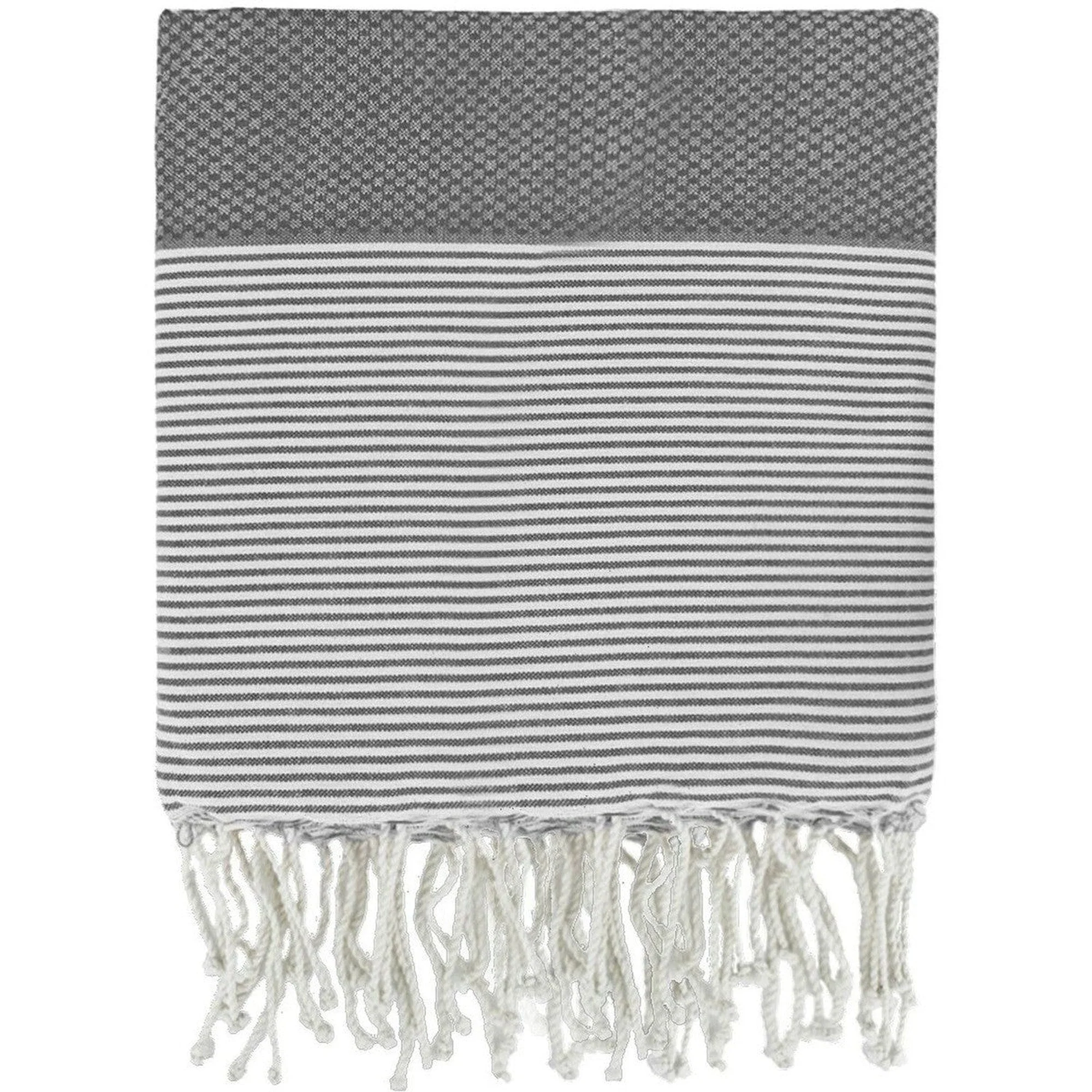 Fouta XXL - Coton - Gris Moyen - Ibiza - Image 5