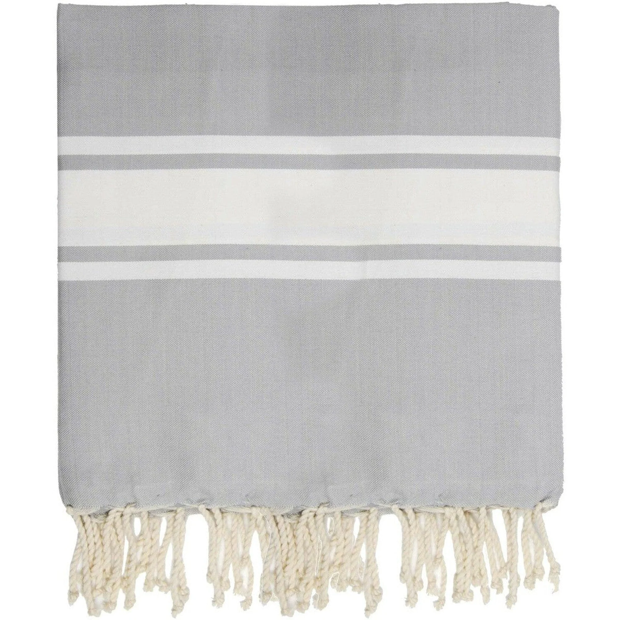 Fouta XXL - Coton - Gris Perle - St Tropez - Image 4