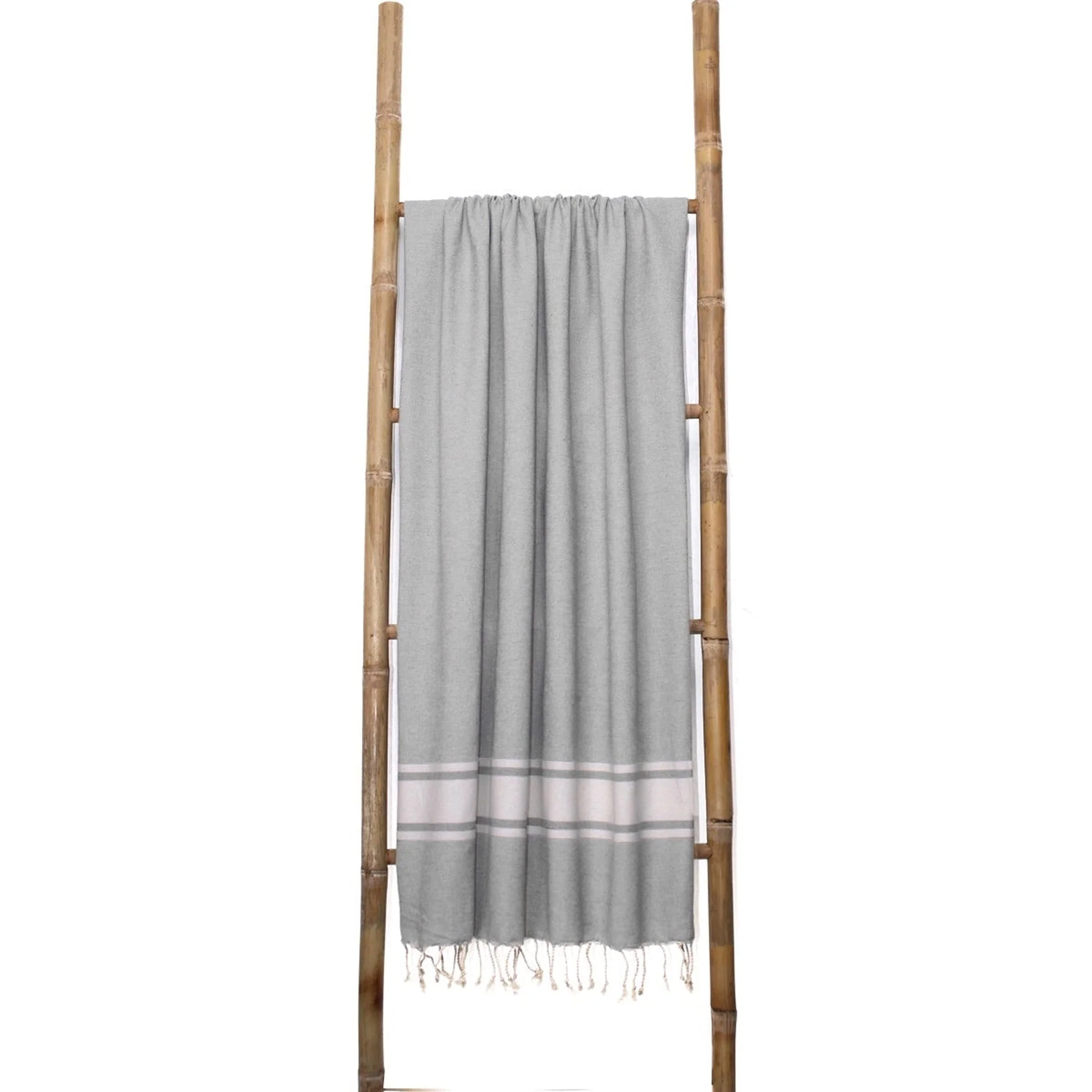 Fouta XXL - Coton - Gris Perle - St Tropez - Image 5