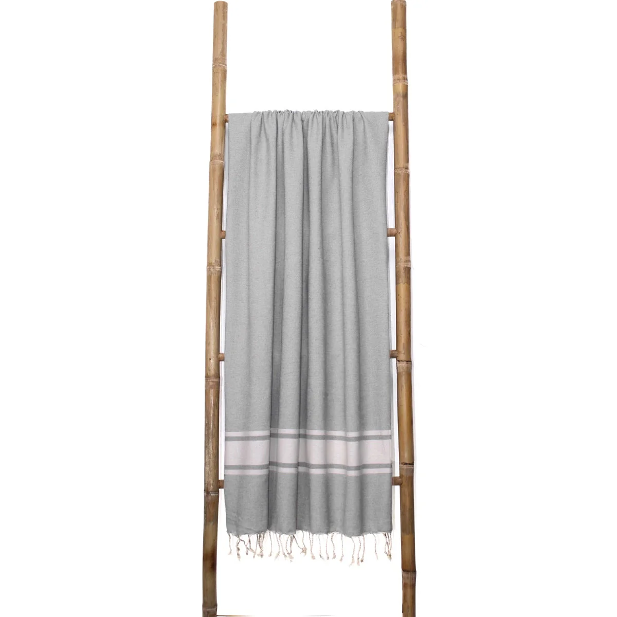 Fouta XXL - Coton - Gris Perle - St Tropez - Image 9