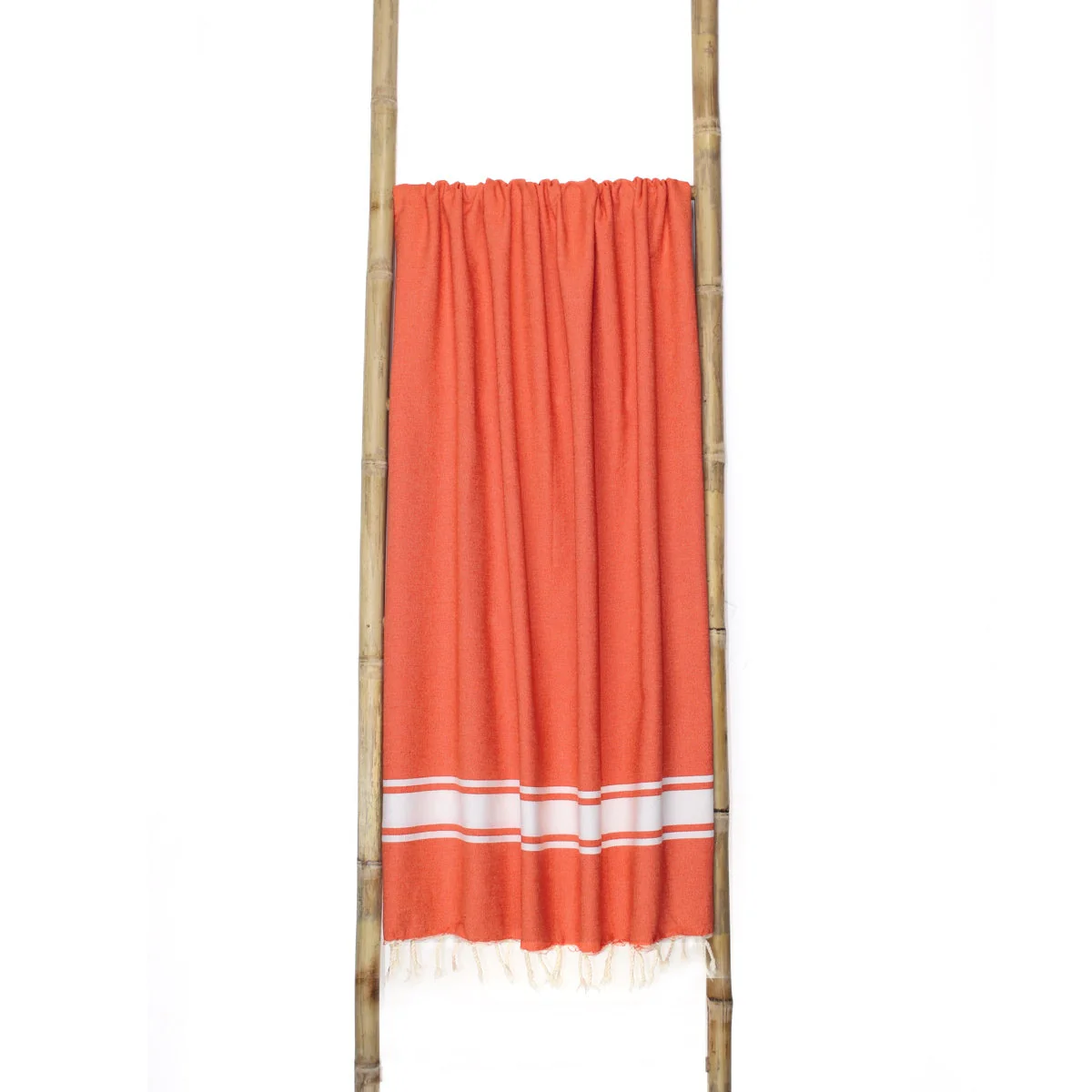Fouta XXL - Coton - Orange Corail - St Tropez - Image 13