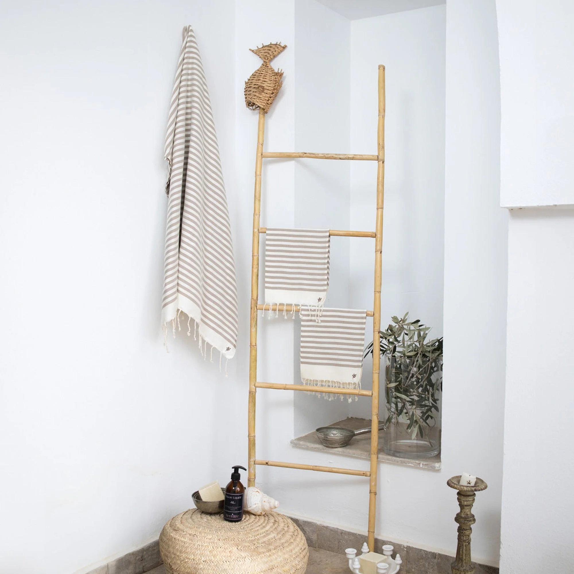 Foutas De Bain (1+2) - Coton - Taupe - Hossegor - Image 4