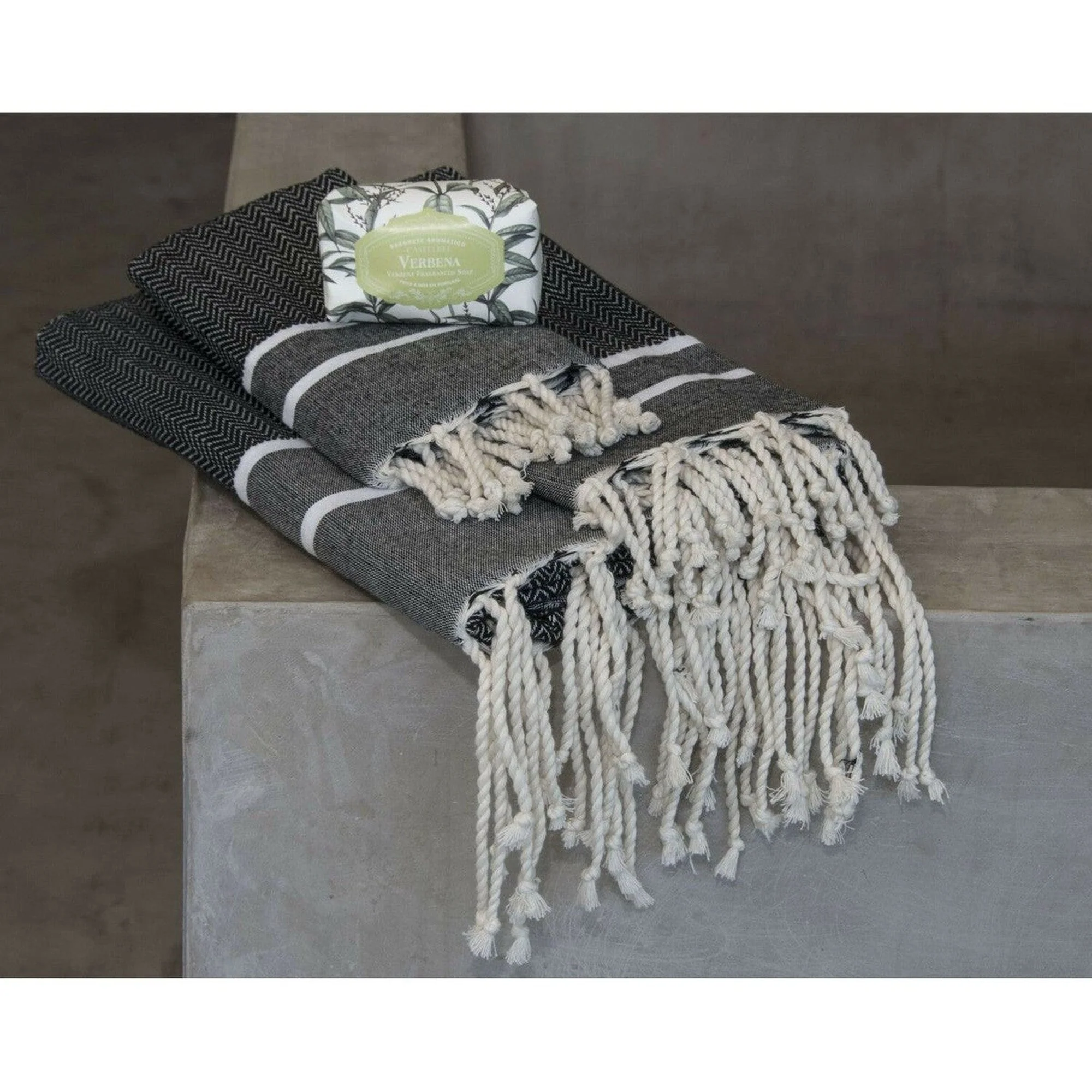 Foutas De Bain 1 2 - Coton - Noir - Stockholm - Image 4