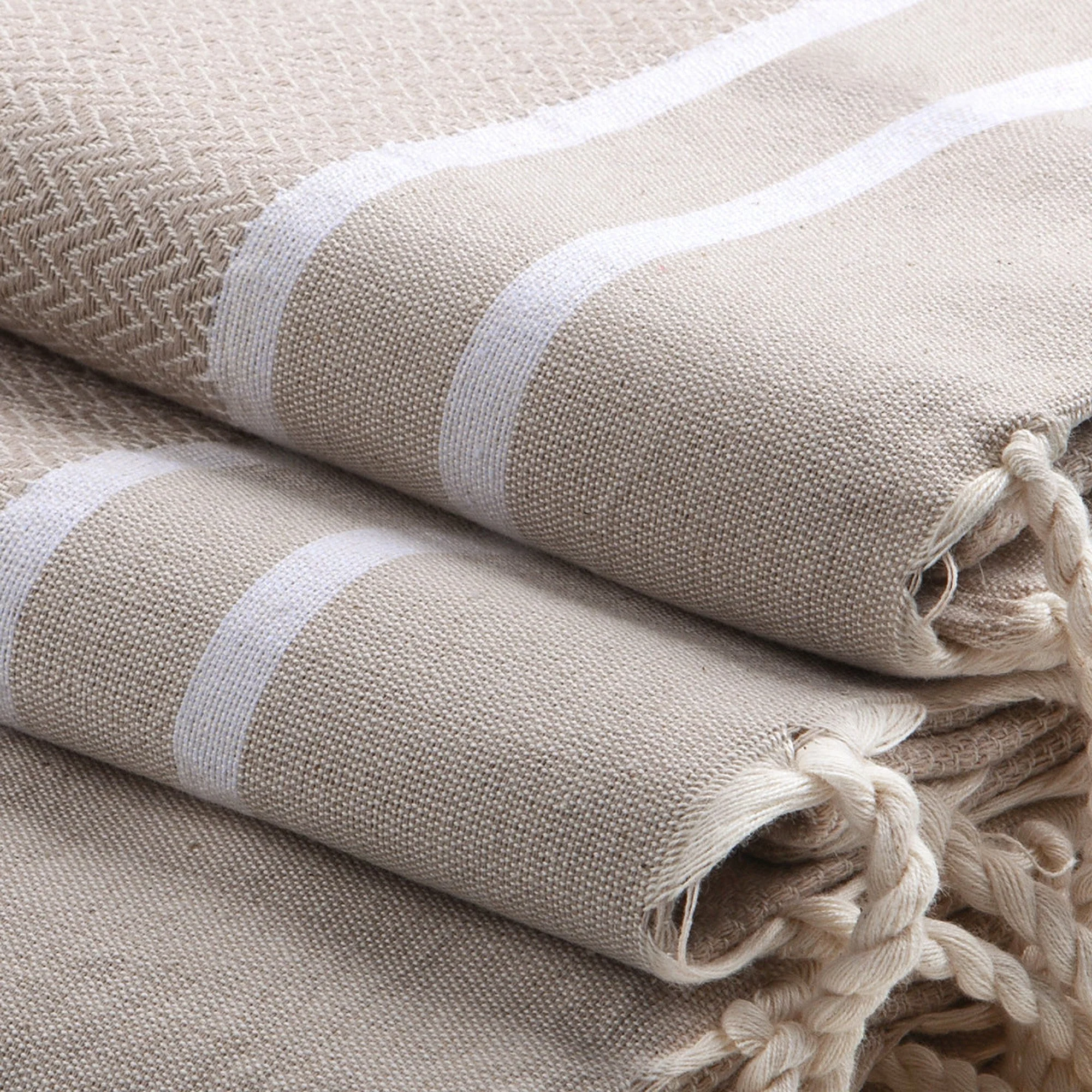 Foutas De Bain 1 2 - Coton - Taupe Clair - Stockholm - Image 3