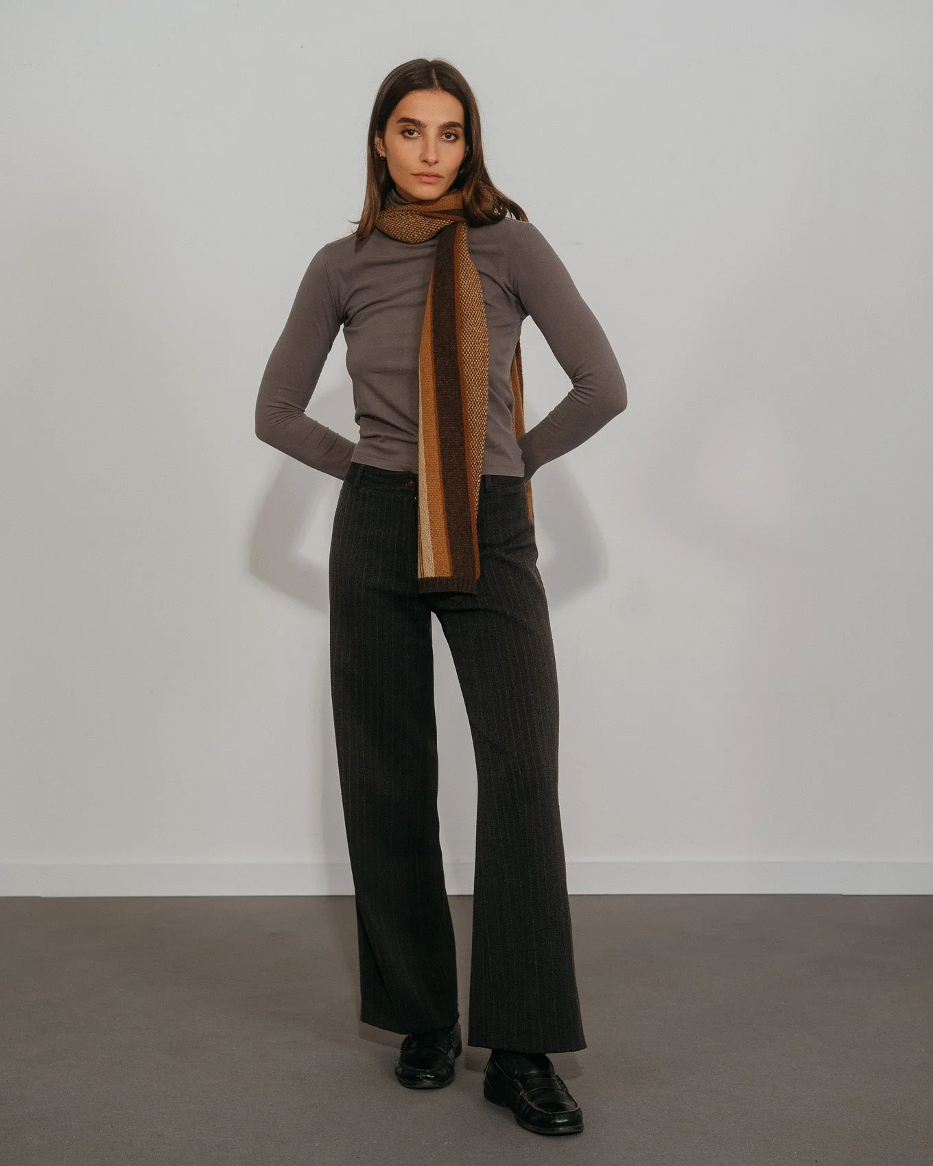Écharpe Francesca - Marron - Image 3