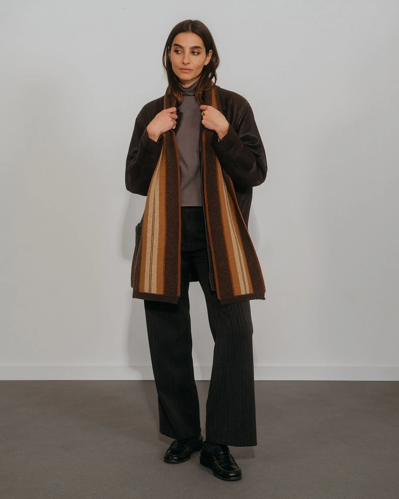 Écharpe Francesca - Marron - Image 5
