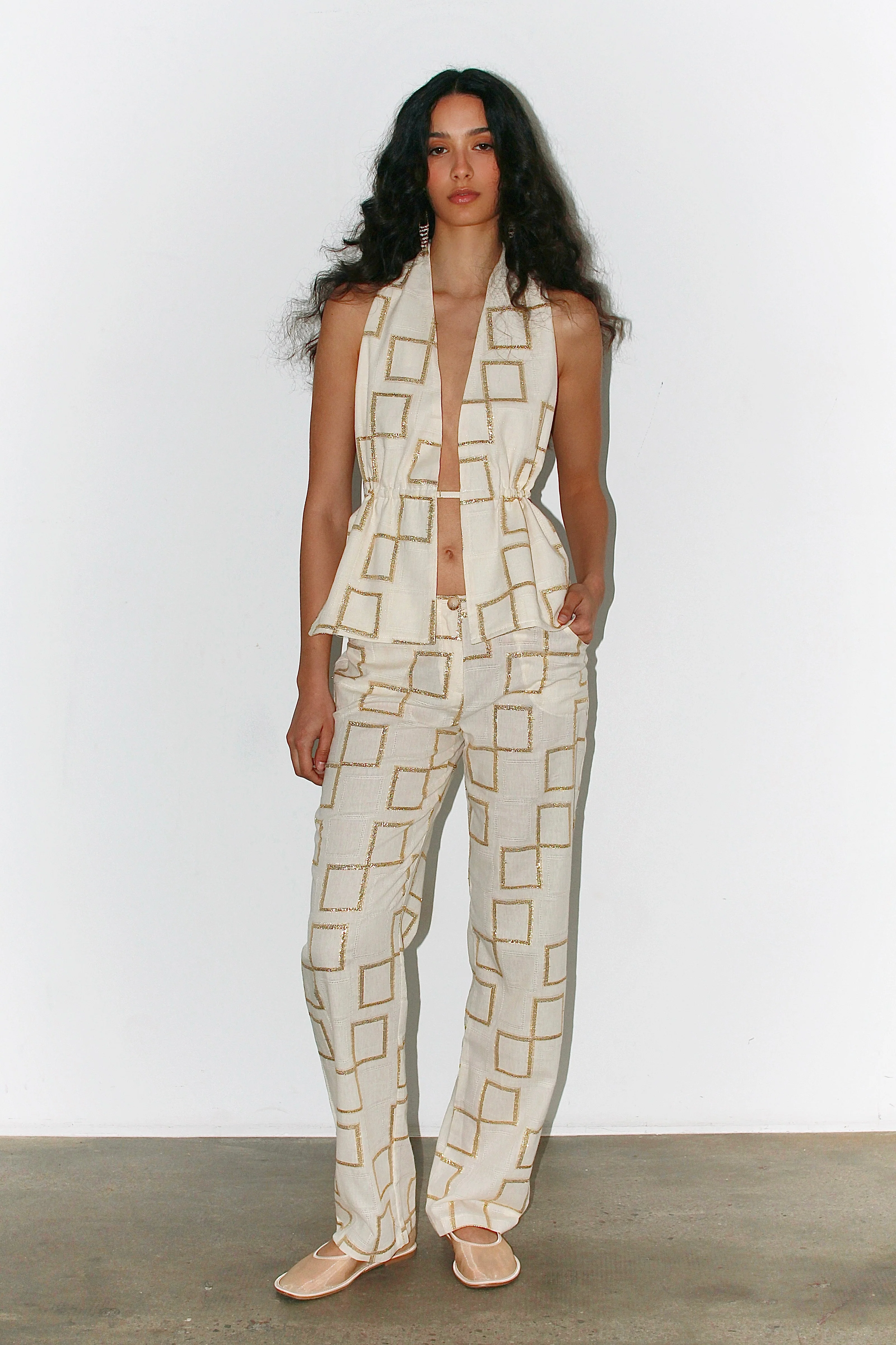 Pantalon Francesca - Off White - Image 2