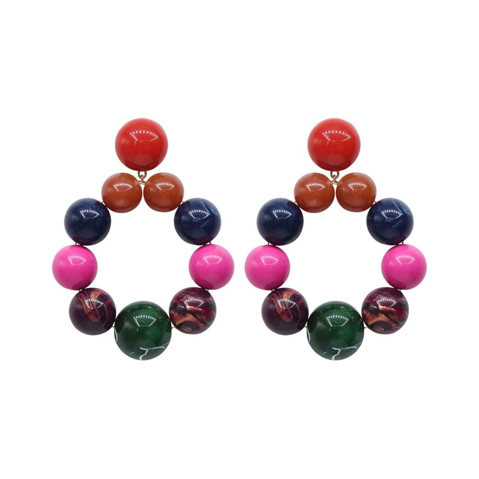 Boucles D'Oreilles Bastille - Multicolore - Image 2