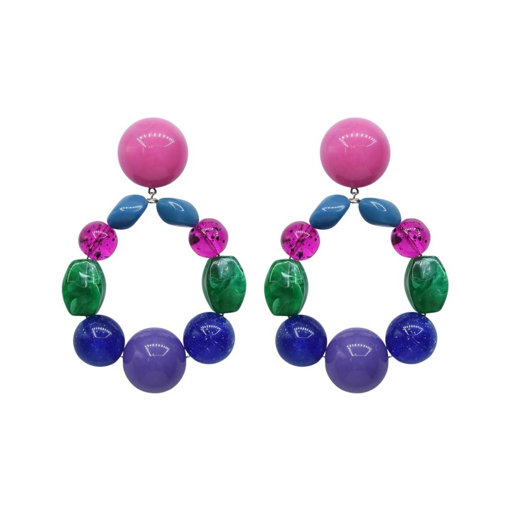 Boucles D'Oreilles Bastille - Multicolore - Image 2