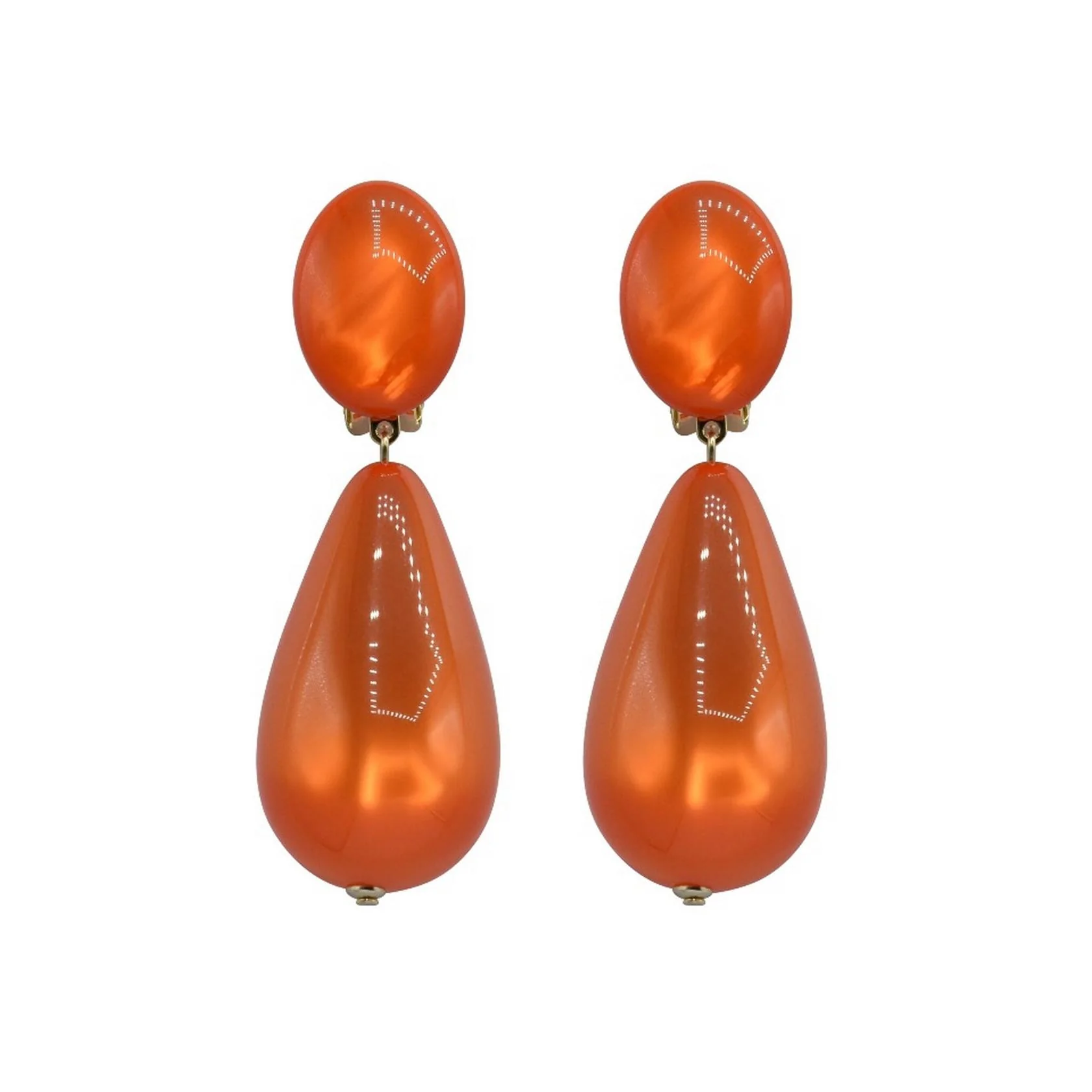 Boucles D'Oreilles Cayenne S - Orange - Image 2