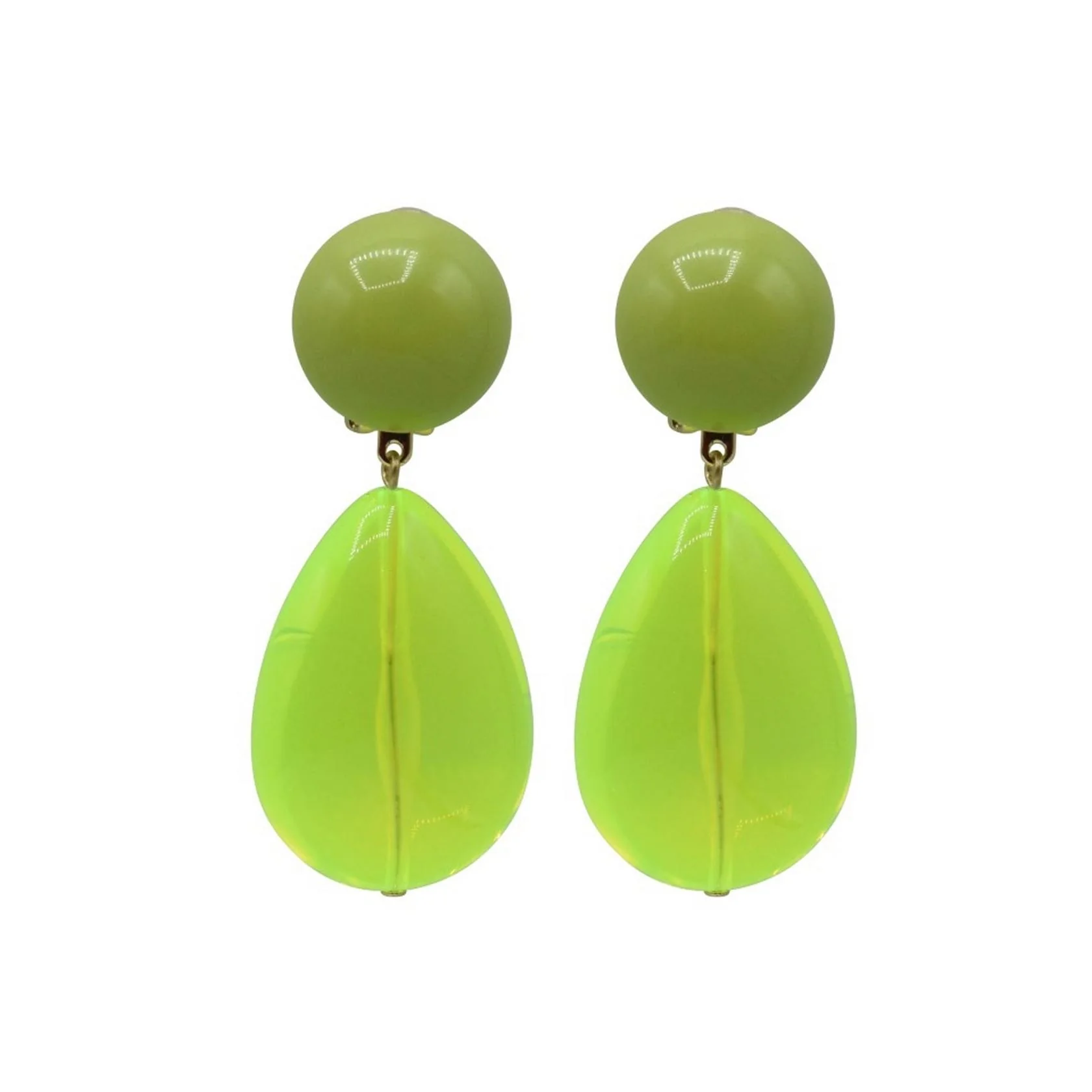 Boucles D'Oreilles Cuba - Jaune - Image 2