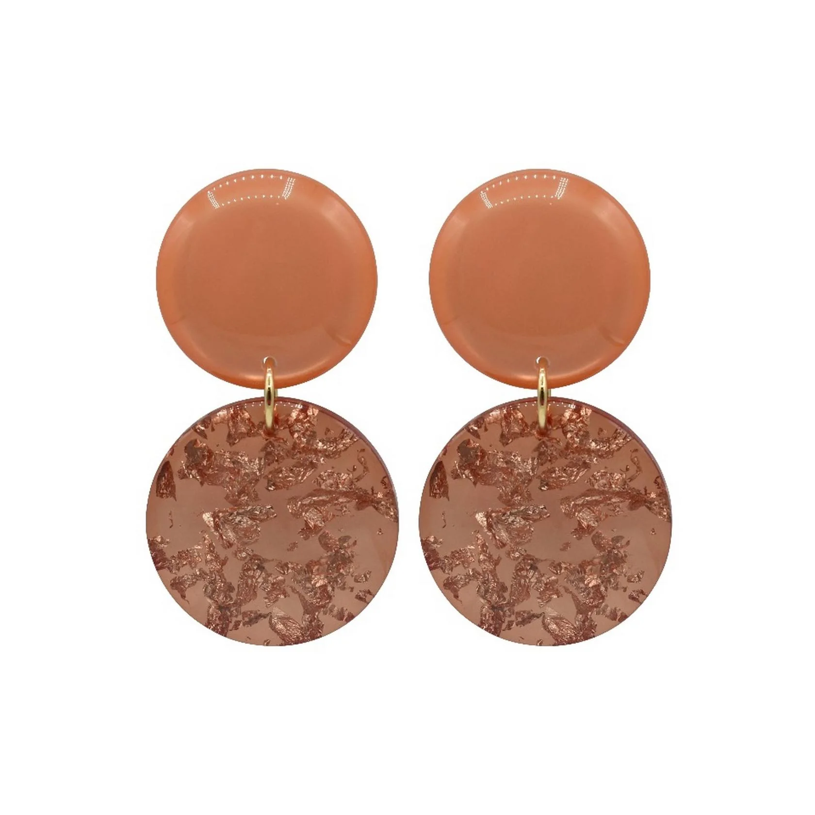 Boucles D'Oreilles Exumas - Orange - Image 2