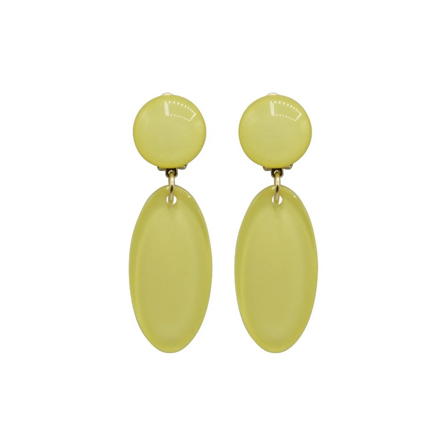 Boucles D'Oreilles Lima S - Jaune - Image 2