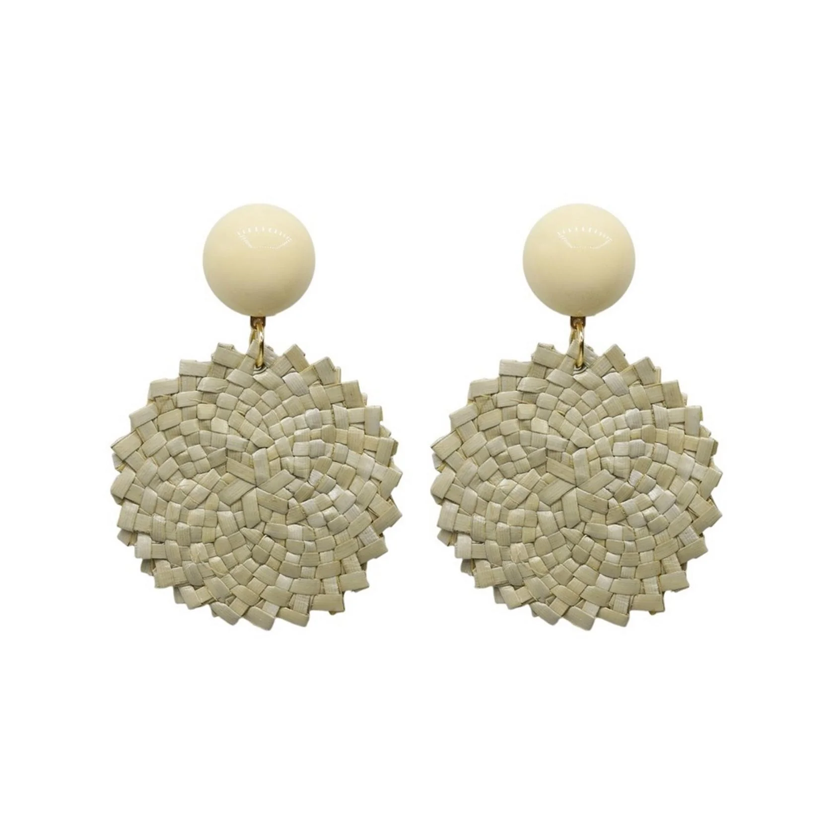 Boucles D'Oreilles Plage S - Ivoire - Image 2